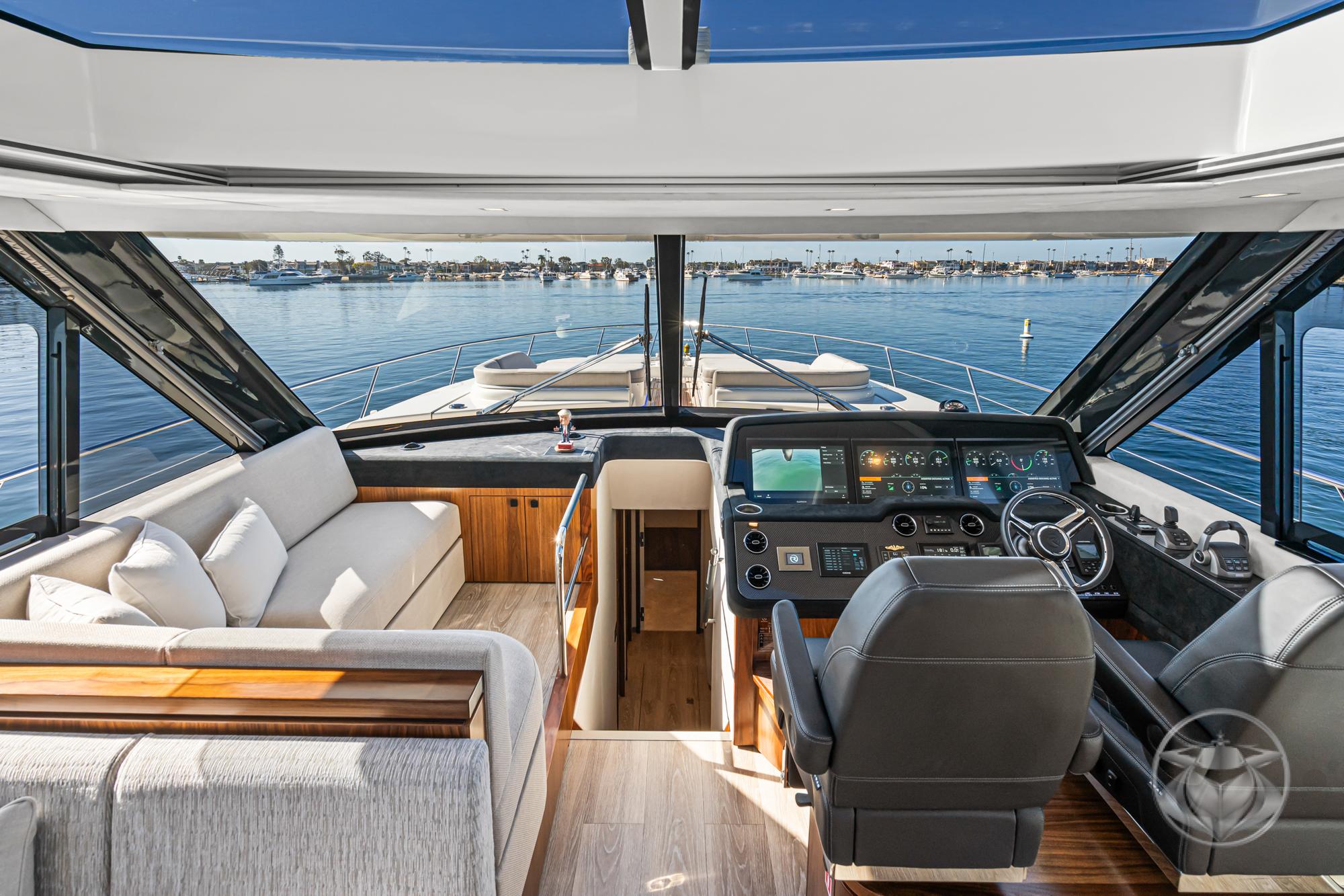 2025 Riviera 6800 Sport Yacht Platinum Edition #R009-25 inventory image at Sun Country Marine Group, Newport Beach 2025 Riviera 6800 Sport Yacht Platinum Edition #R009-25 inventory image at Sun Country Marine Group, Newport Beach