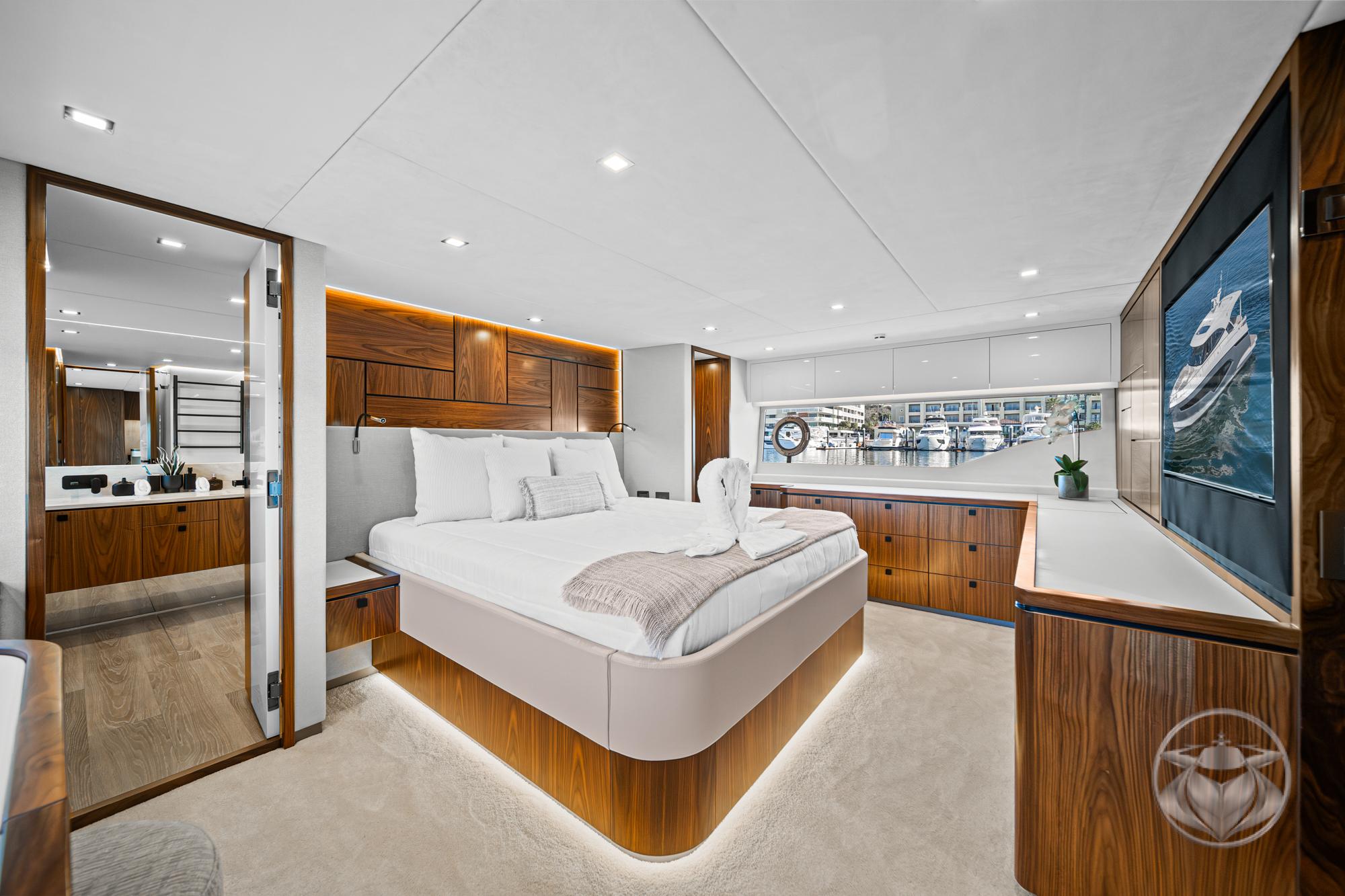 2025 Riviera 6800 Sport Yacht Platinum Edition #R009-25 inventory image at Sun Country Marine Group, Newport Beach 2025 Riviera 6800 Sport Yacht Platinum Edition #R009-25 inventory image at Sun Country Marine Group, Newport Beach