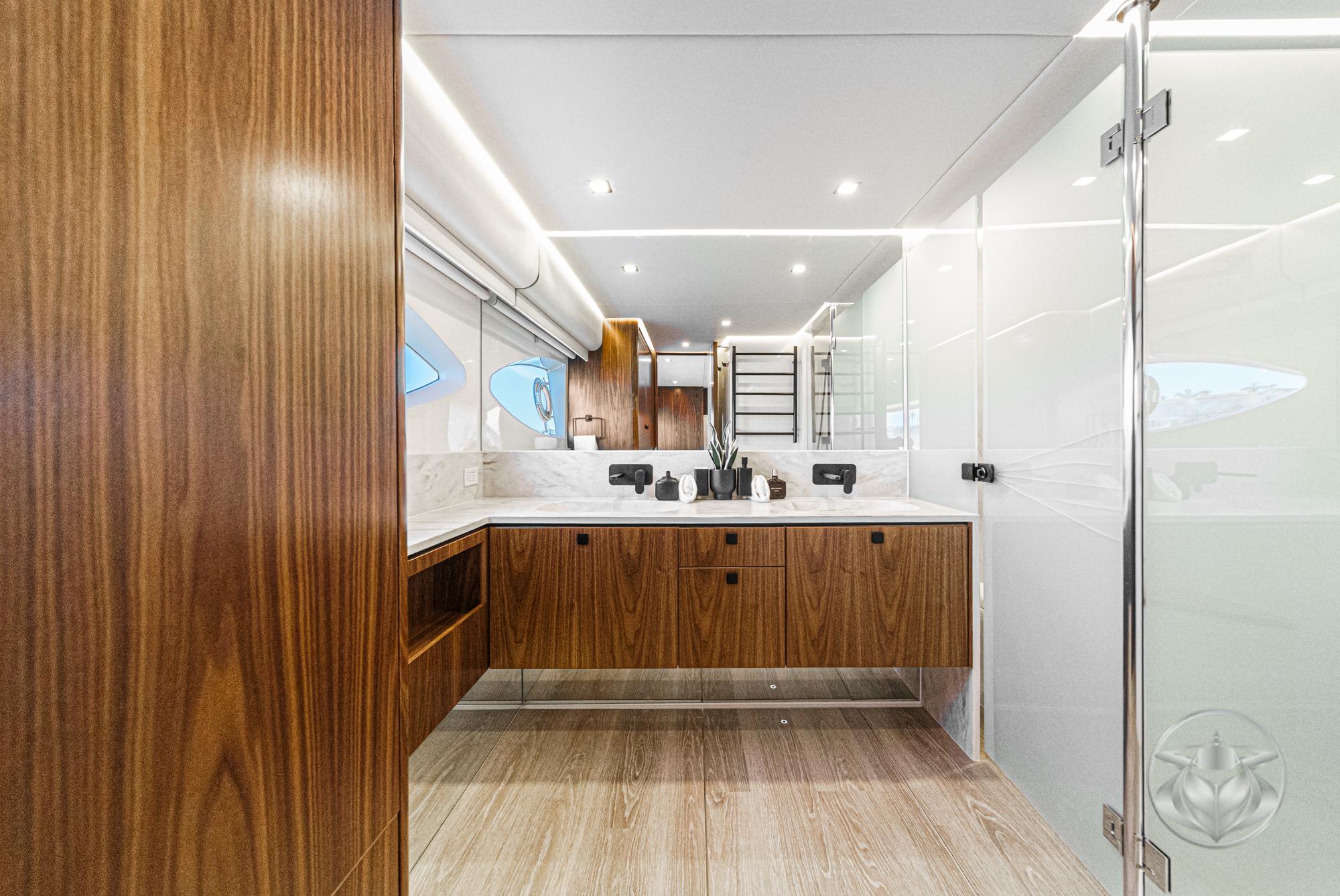 2025 Riviera 6800 Sport Yacht Platinum Edition #R009-25 inventory image at Sun Country Marine Group, Newport Beach 2025 Riviera 6800 Sport Yacht Platinum Edition #R009-25 inventory image at Sun Country Marine Group, Newport Beach