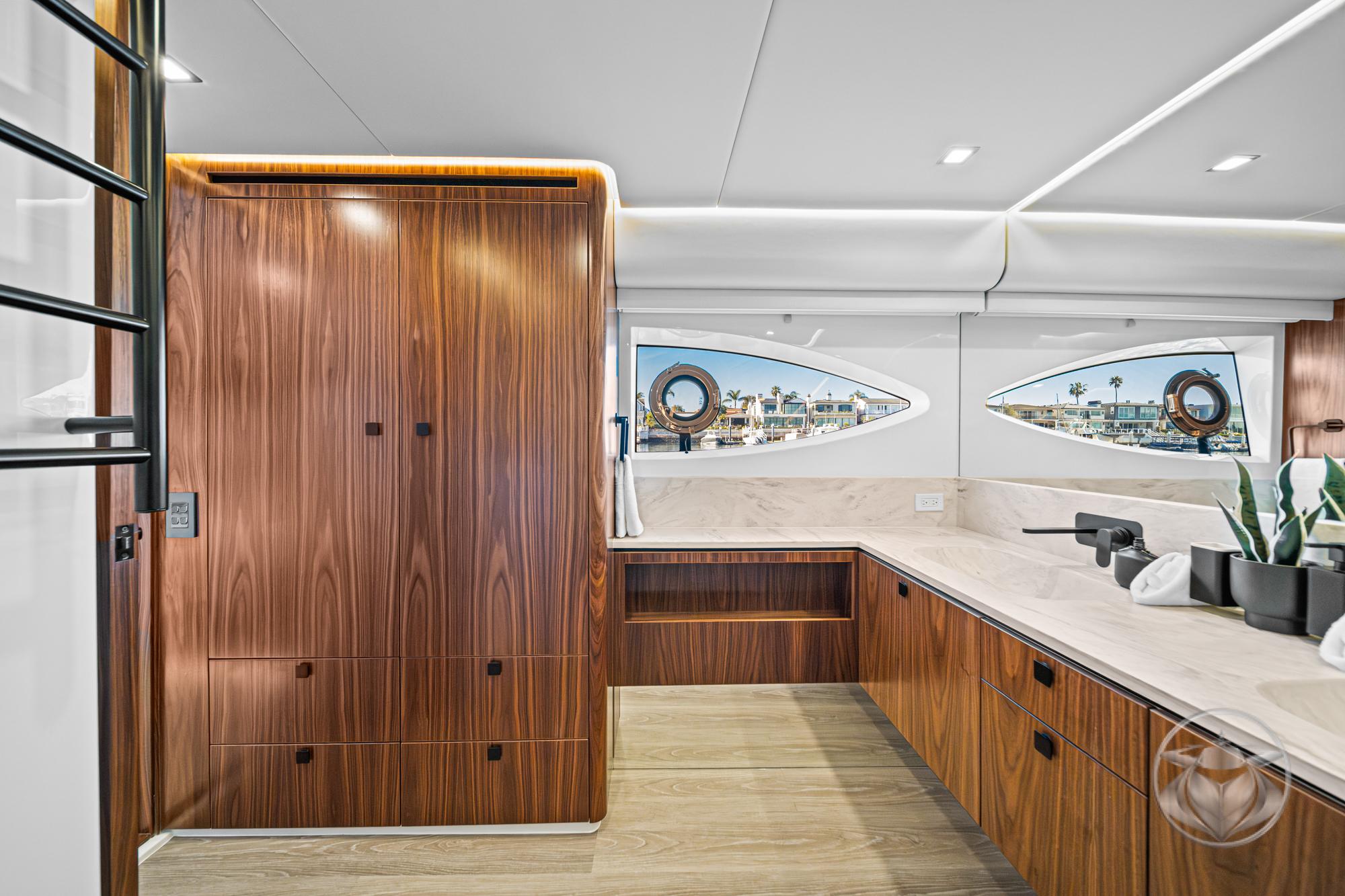 2025 Riviera 6800 Sport Yacht Platinum Edition #R009-25 inventory image at Sun Country Marine Group, Newport Beach 2025 Riviera 6800 Sport Yacht Platinum Edition #R009-25 inventory image at Sun Country Marine Group, Newport Beach
