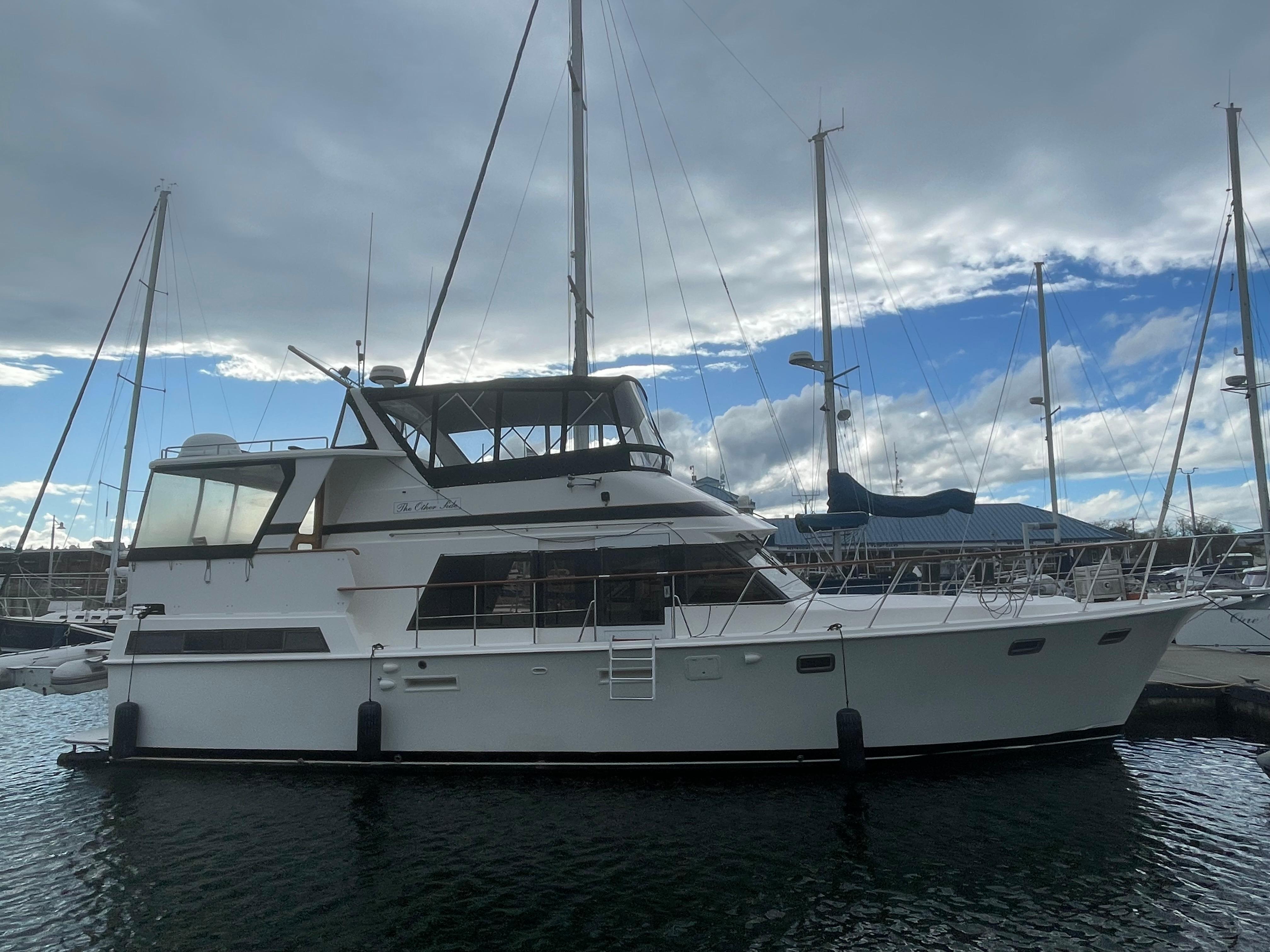 1987 Lien Hwa 47′ Mark III Sundeck Aft Cabin Motor Yacht “THE OTHER SIDE”