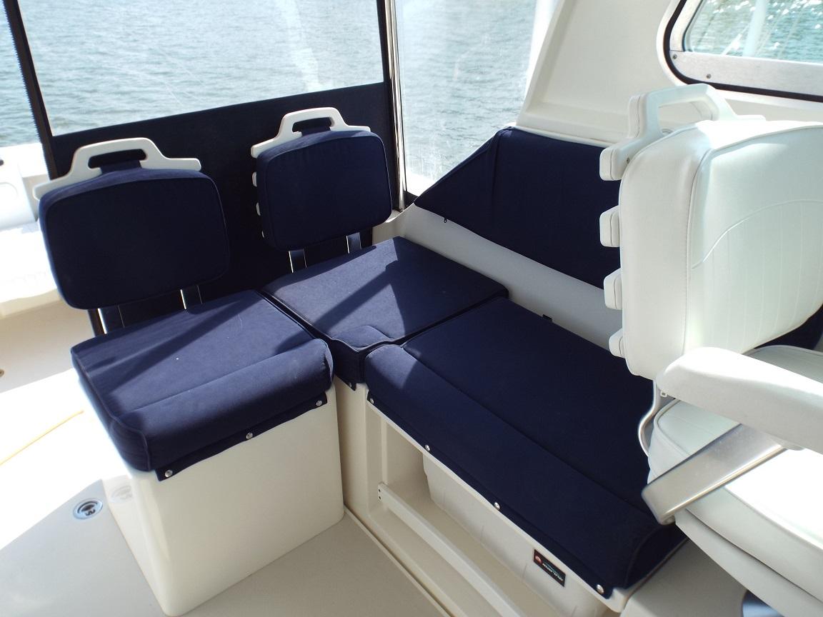 seating behind mate seat