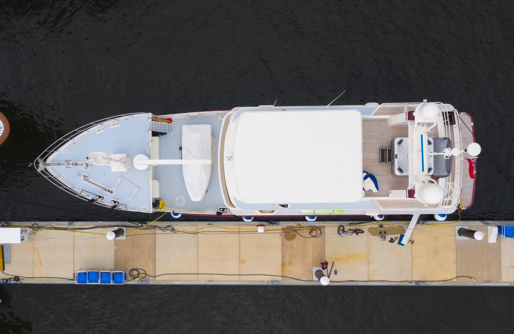 AB Normal 98'10 Inace - Profile, Explorer Yacht, Long range Explorer, Trawler, Expedition Yacht seen from above