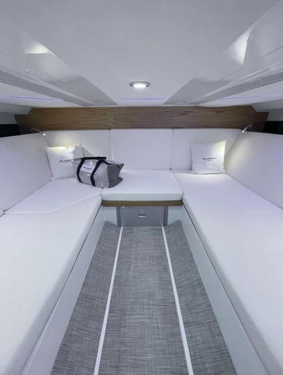 De Antonio Yachts-D36 OPEN 2024 -FL-US-Interior of 2024 De Antonio Yachts D36 OPEN, featuring sleek white seating and modern design.-9090089 | Thumbnail