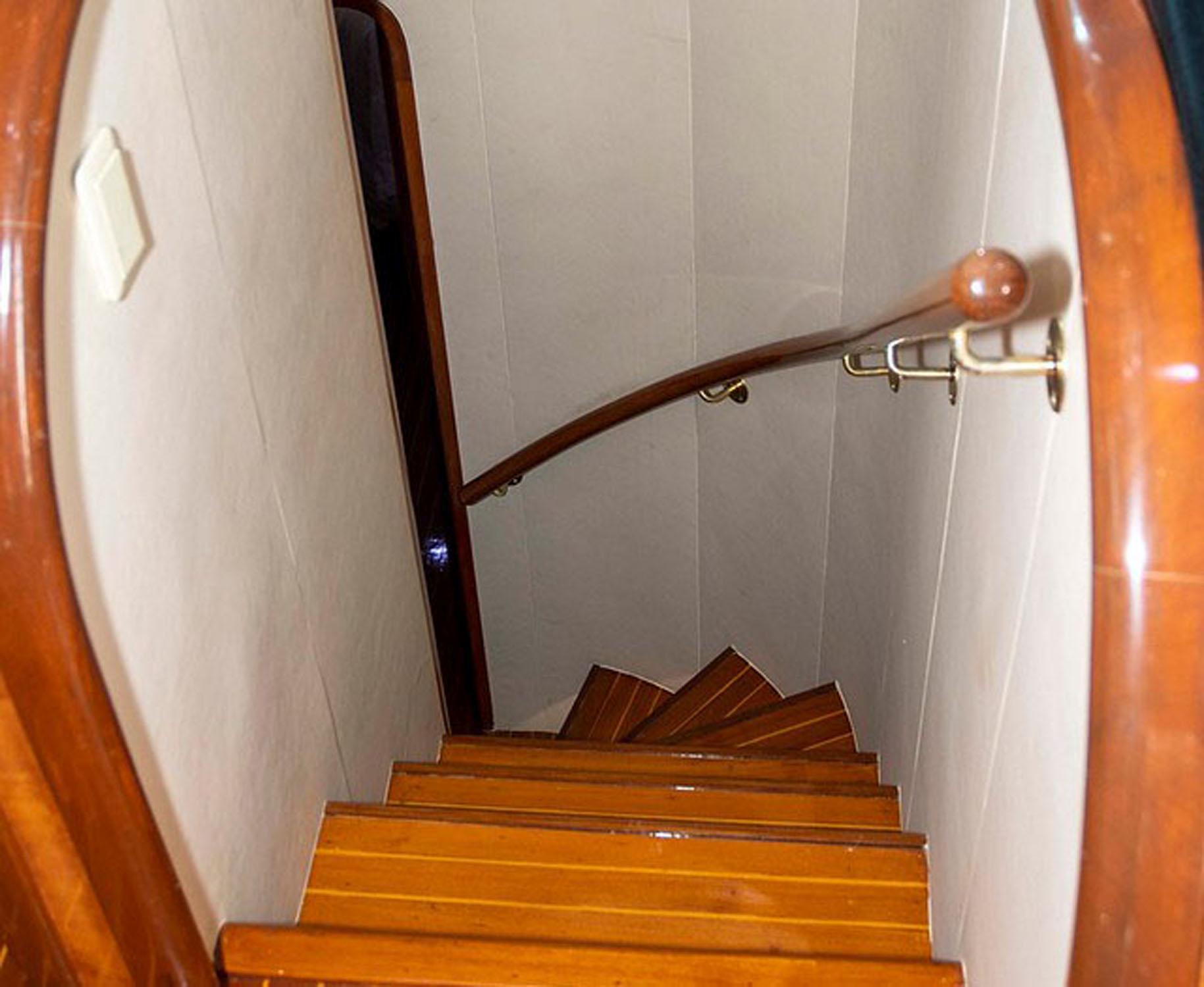 Companionway Stairs to Staterooms