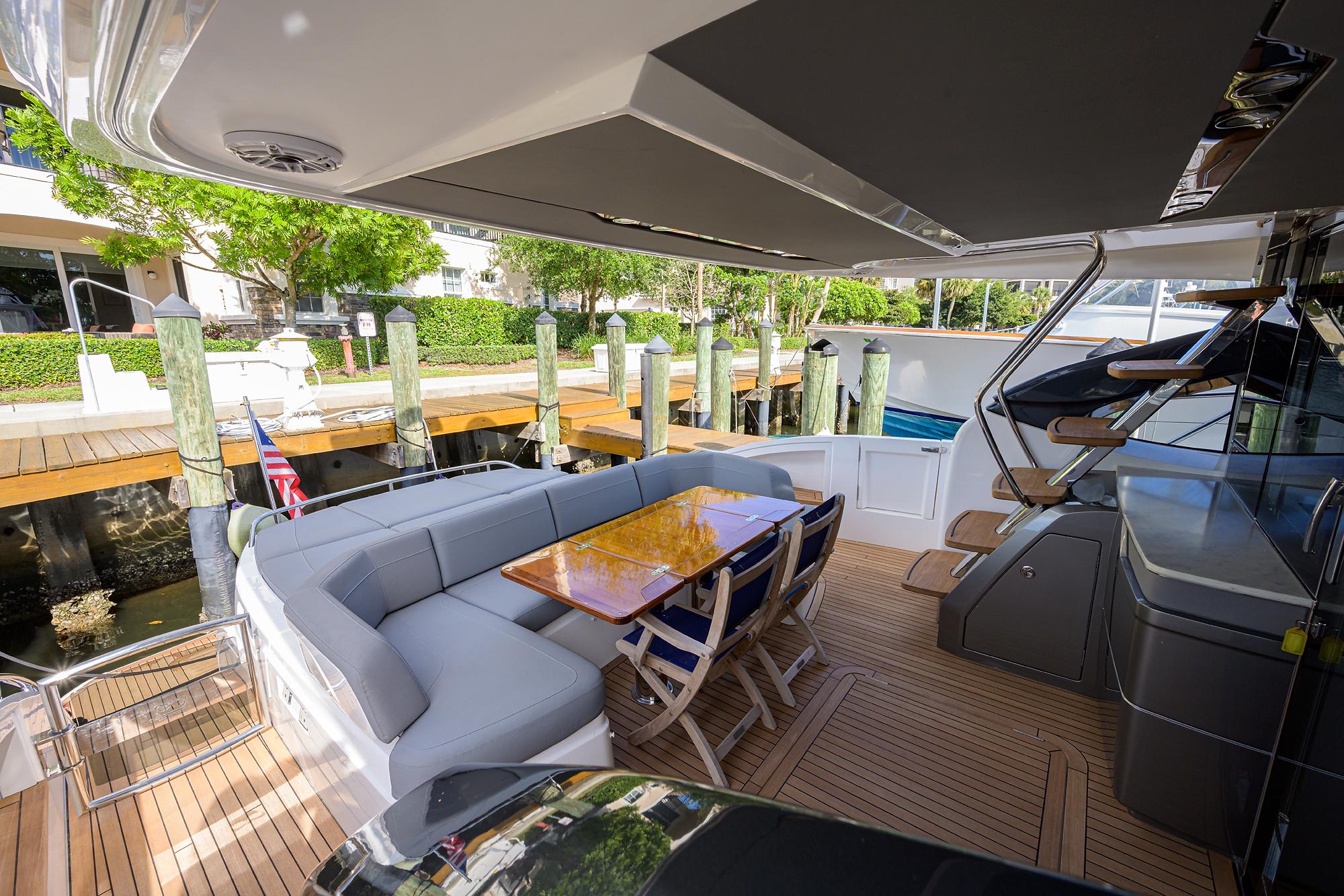 Princess 60 SB Mulligan - Aft Deck