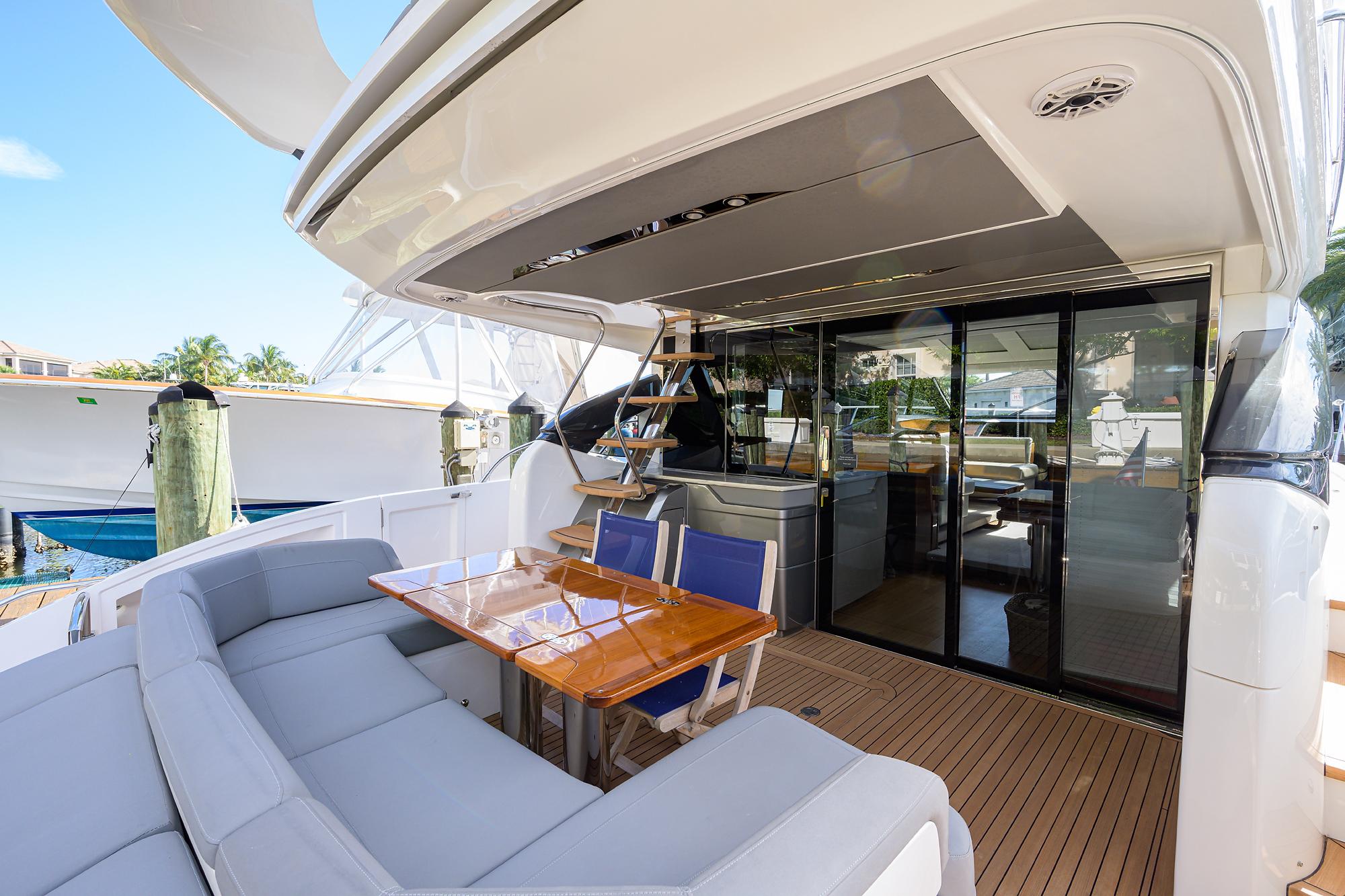 Princess 60 SB Mulligan - Aft Deck