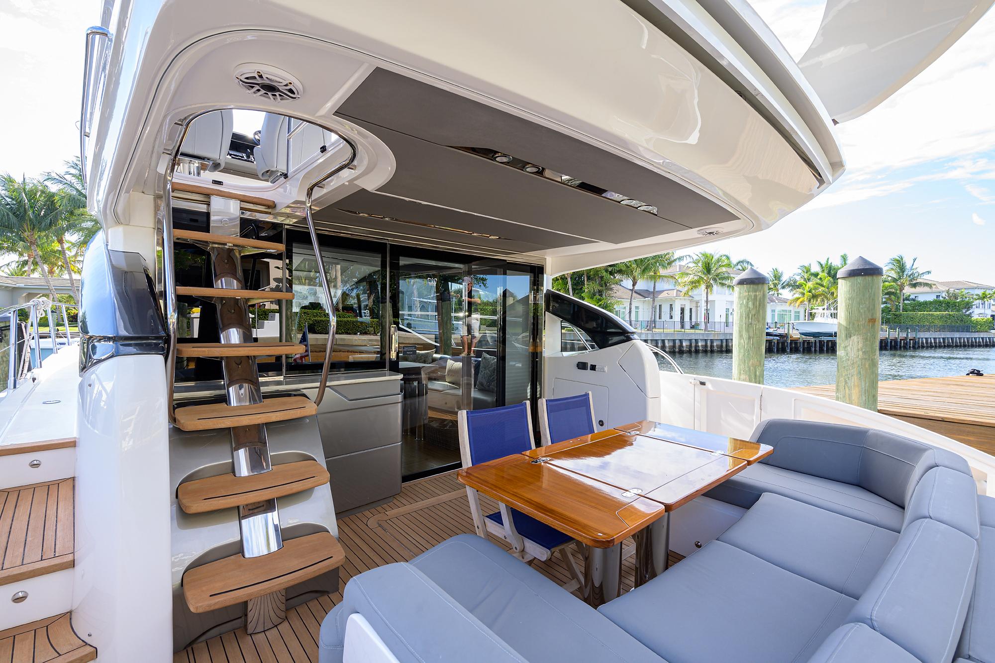 Princess 60 SB Mulligan - Aft Deck