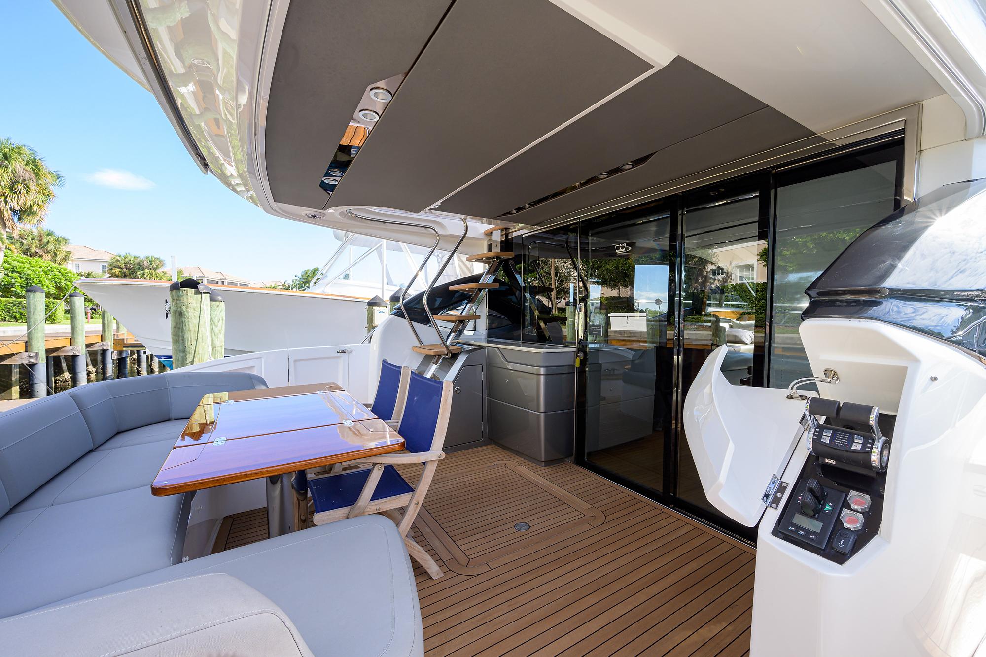 Princess 60 SB Mulligan - Aft Deck