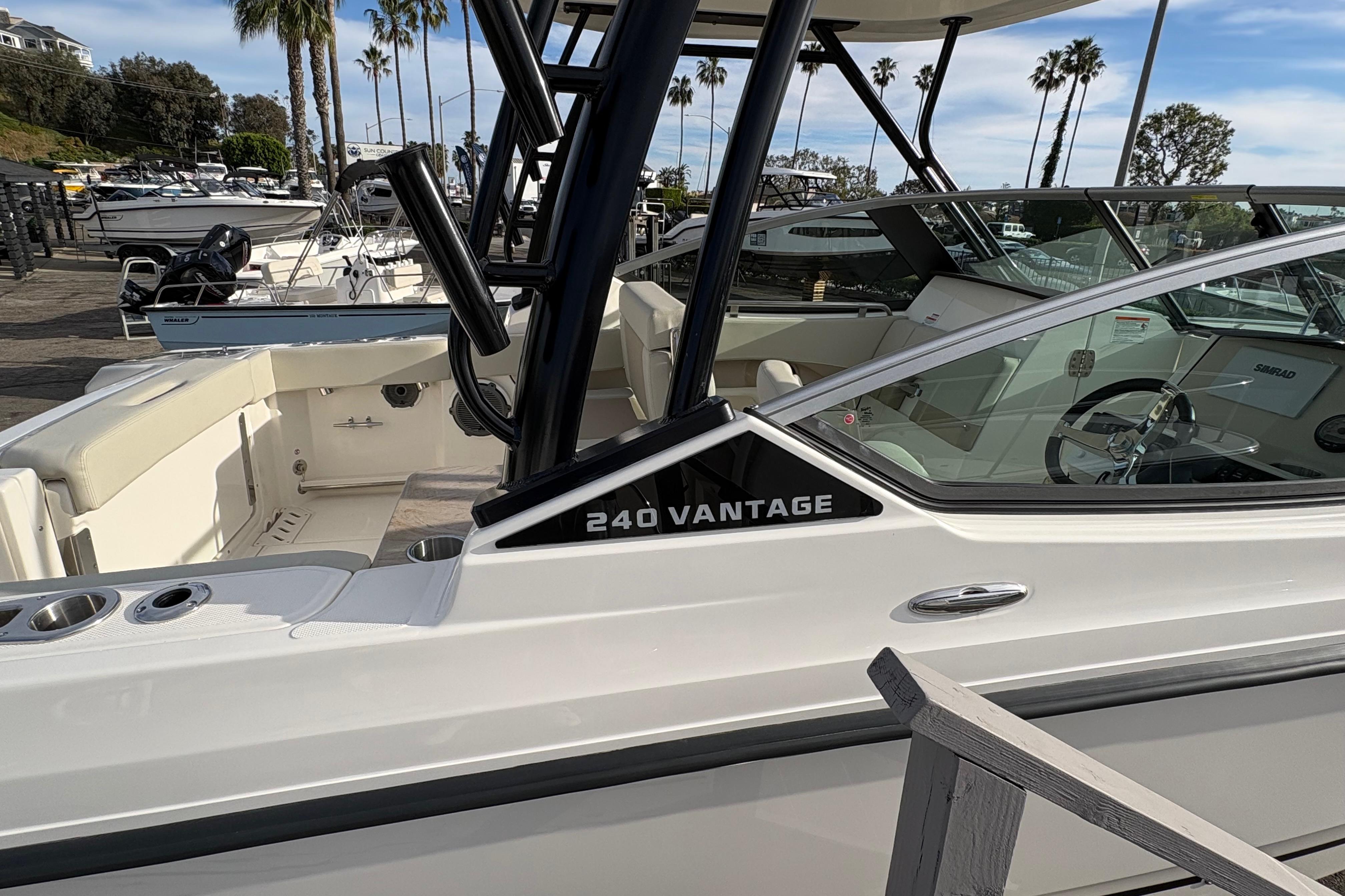 2026 Boston Whaler 240 Vantage #BW0449K inventory image at Sun Country Marine Group, Newport Beach