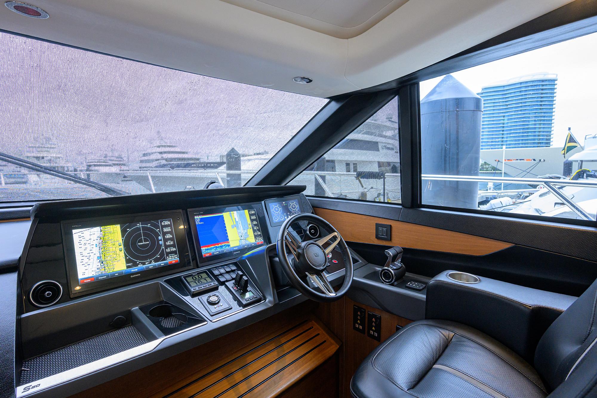 Princess S60 RockOn - Lower Helm, Seating and Electronics