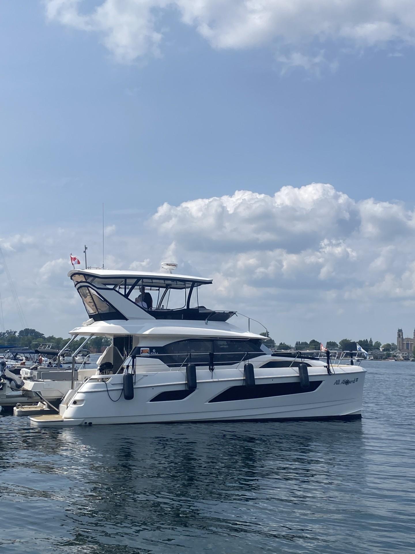 All aboard Aquila 44 Yacht 2021 for sale in Île-aux-Noix QC