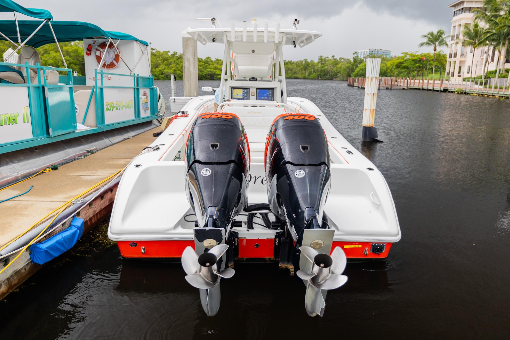 Still Dreamin Yacht Photos Pics 2015 Yellowfin 32 - Engines