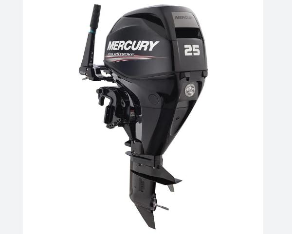 New 2025 Mercury 25ELHPT FourStroke Tiller Handle, Orange Beach, Al ...