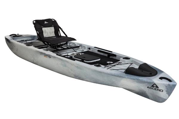2018 Ascend boat for sale, model of the boat is 128T Yak-Power Sit-On (White/Black) & Image # 1 of 7