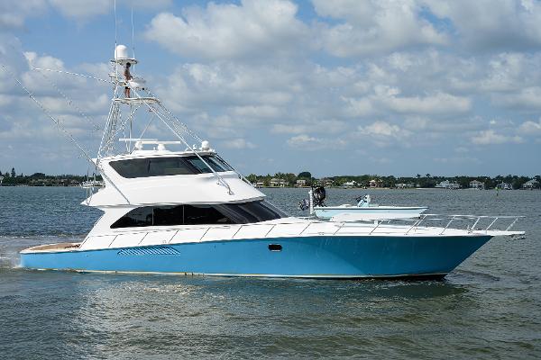 Viking 74 RITE ANGLER - Starboard Profile