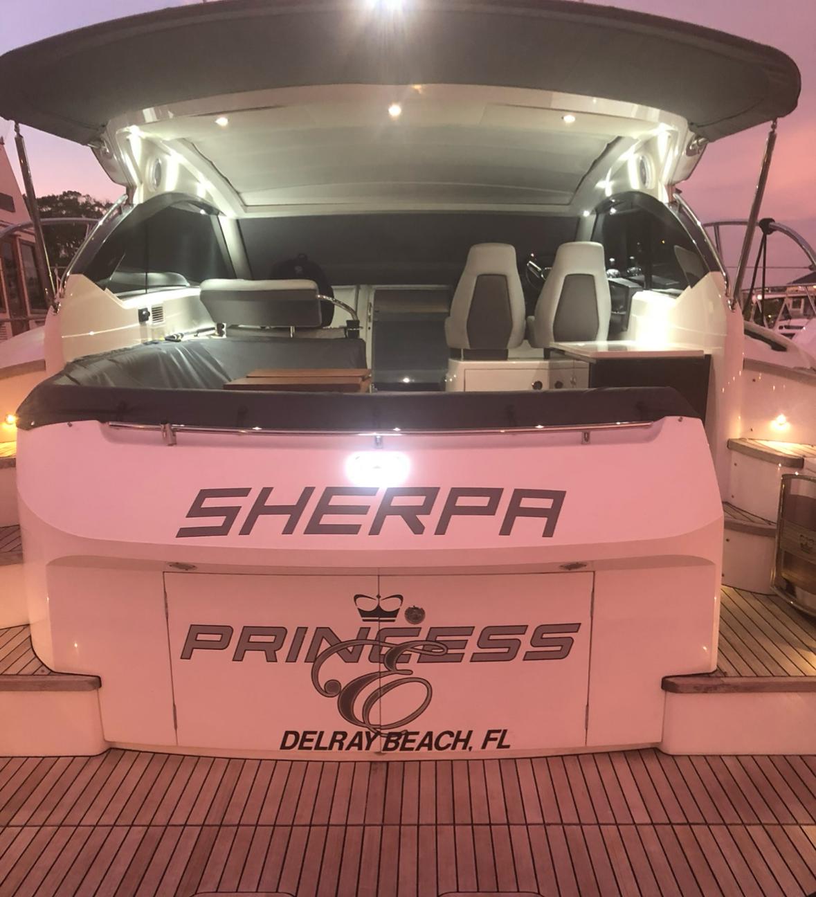 2016 Princess 39 SHERPA - Aft Deck & Transom