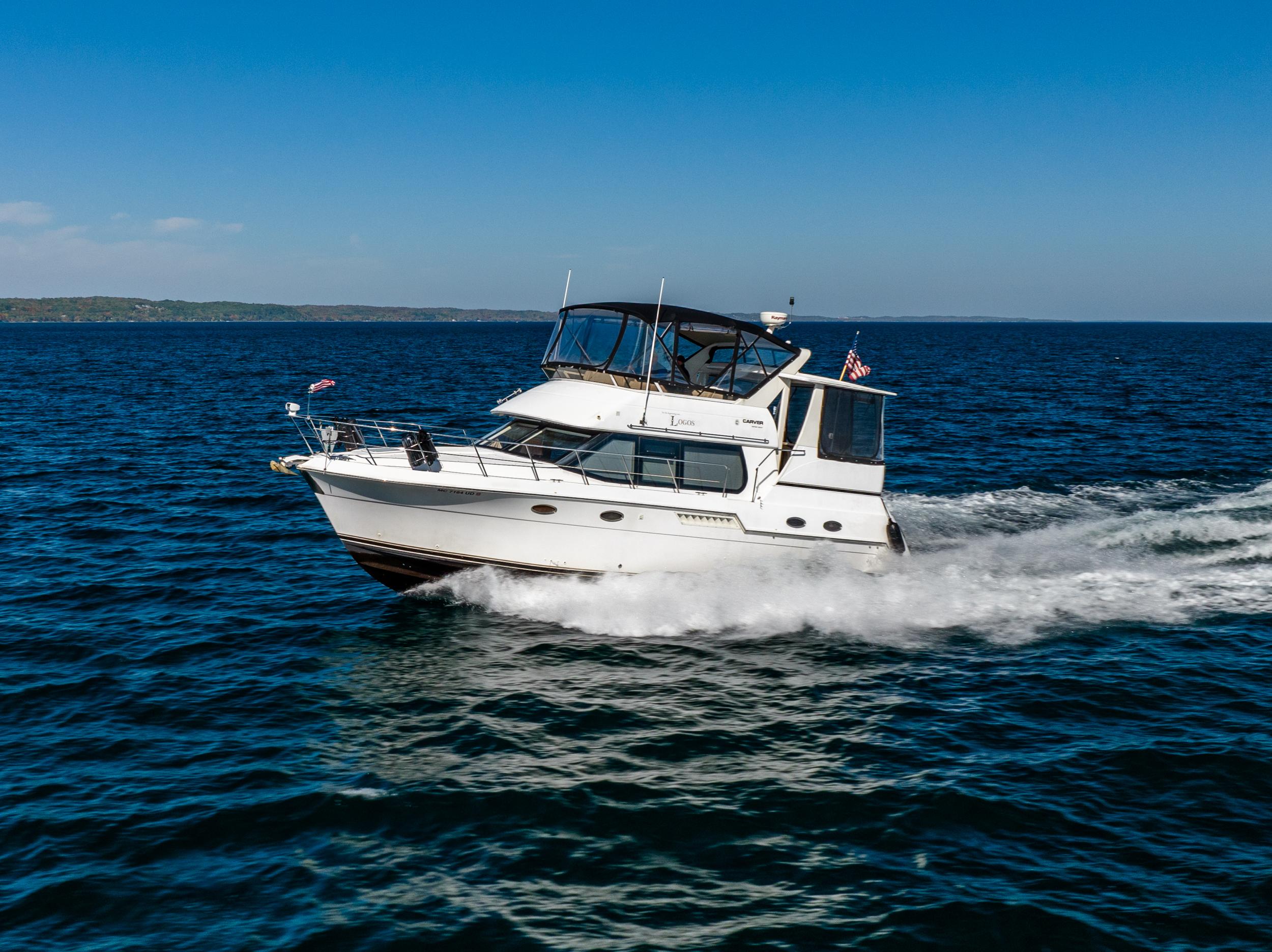 Logos Yacht for Sale 42 Carver Yachts Northport, MI Denison Yacht Sales