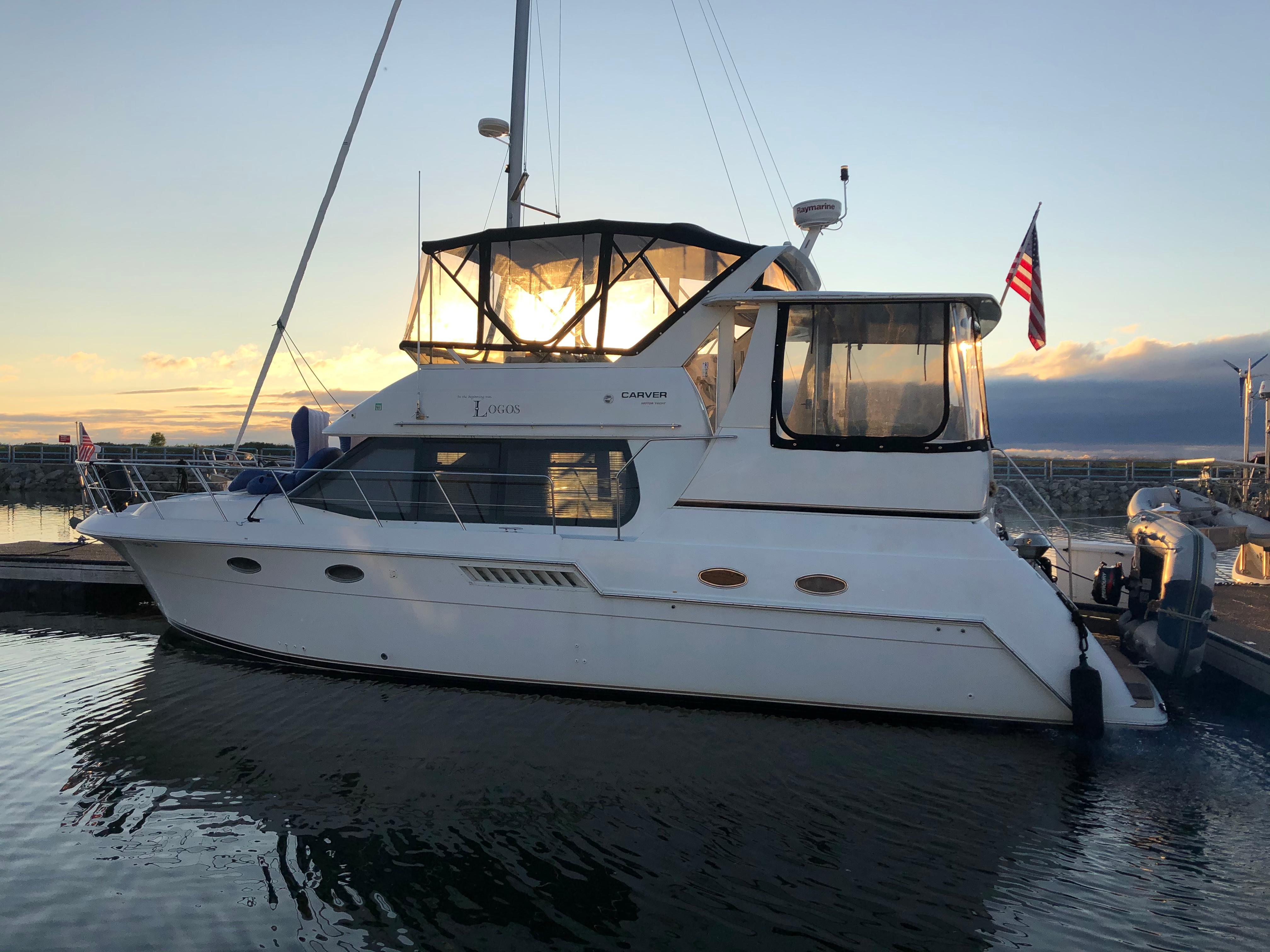 Logos Yacht for Sale 42 Carver Yachts Northport, MI Denison Yacht Sales