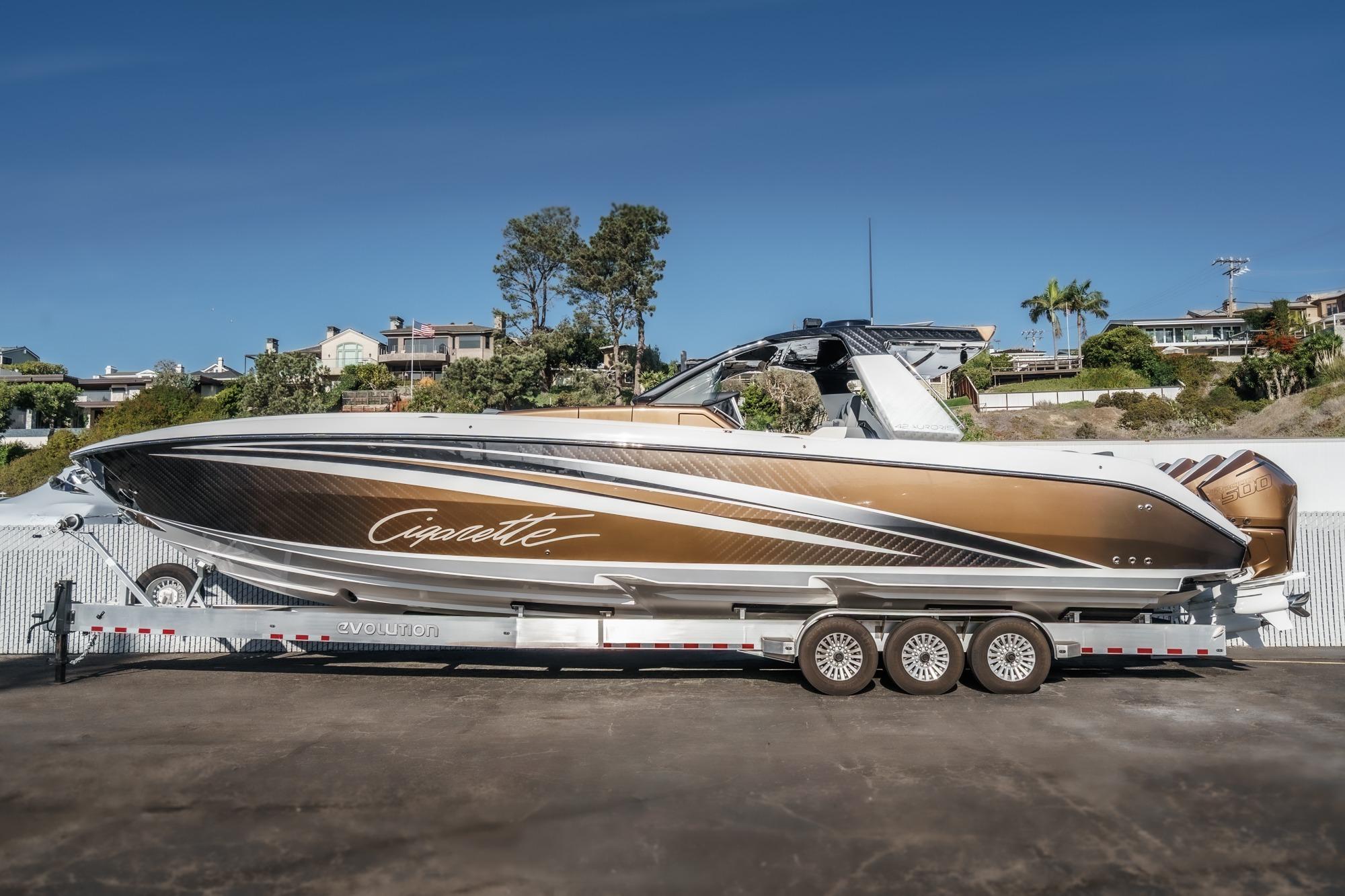 2024 Cigarette 42 Auroris #TBMB237LLC inventory image at Sun Country Marine Group, Newport Beach