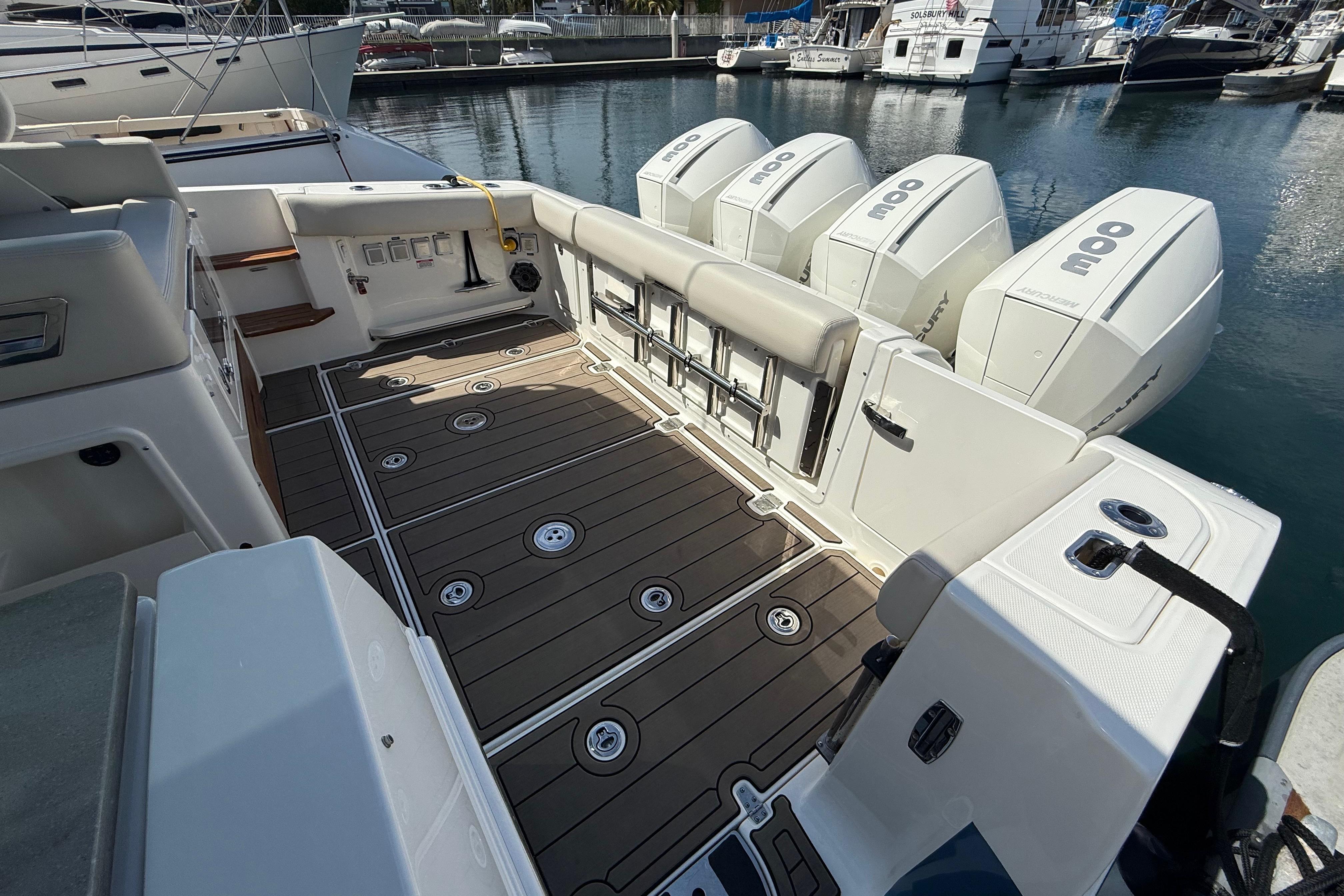 2023 Boston Whaler 380 Realm #TBRL028FLLC inventory image at Sun Country Marine Group, Newport Beach