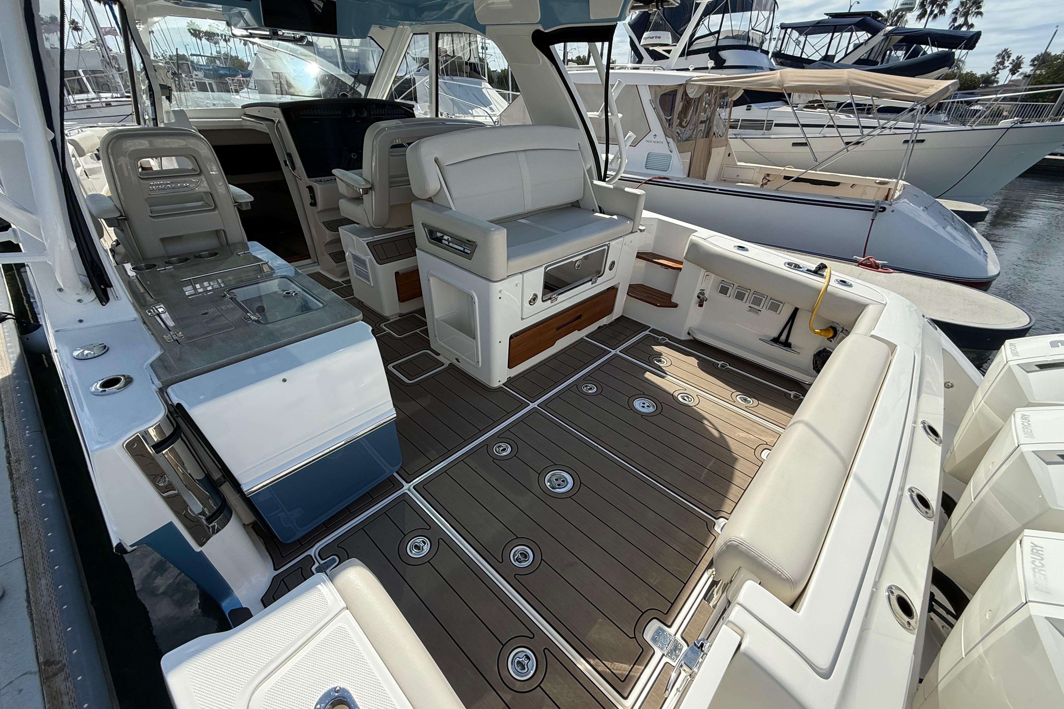 2023 Boston Whaler 380 Realm #TBRL028FLLC inventory image at Sun Country Marine Group, Newport Beach