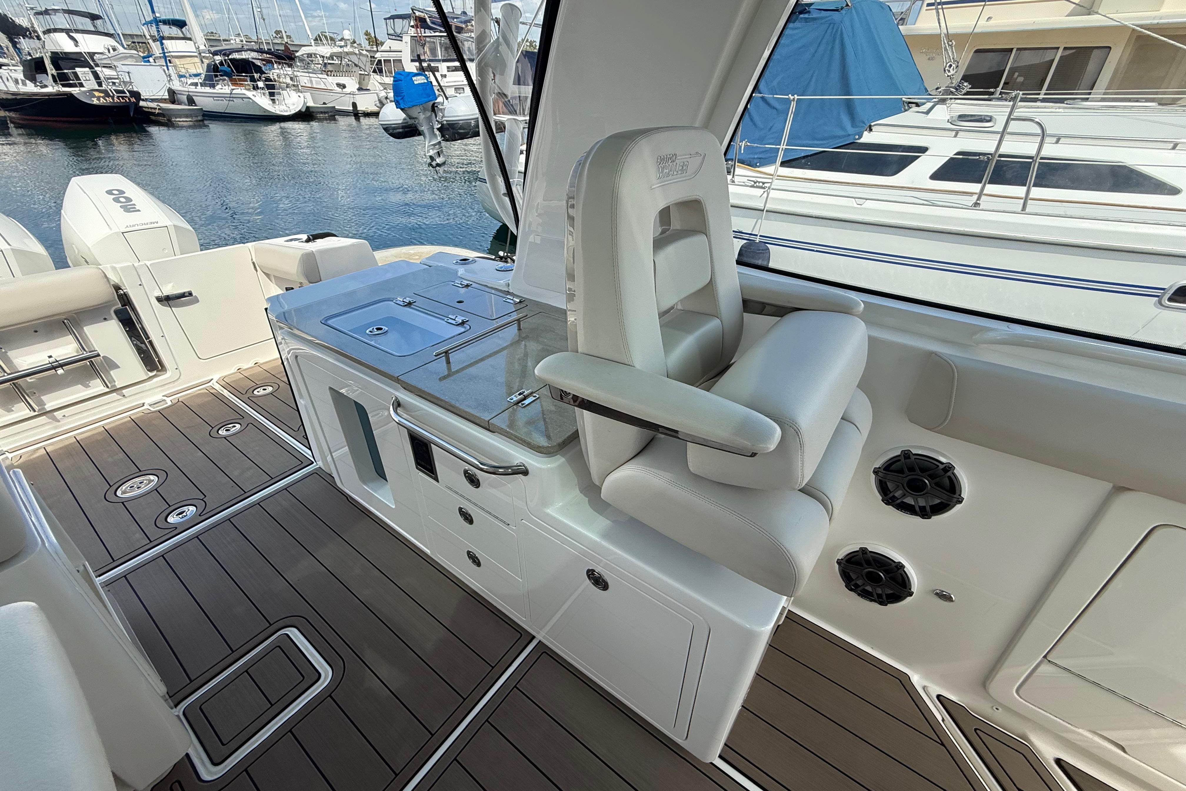 2023 Boston Whaler 380 Realm #TBRL028FLLC inventory image at Sun Country Marine Group, Newport Beach
