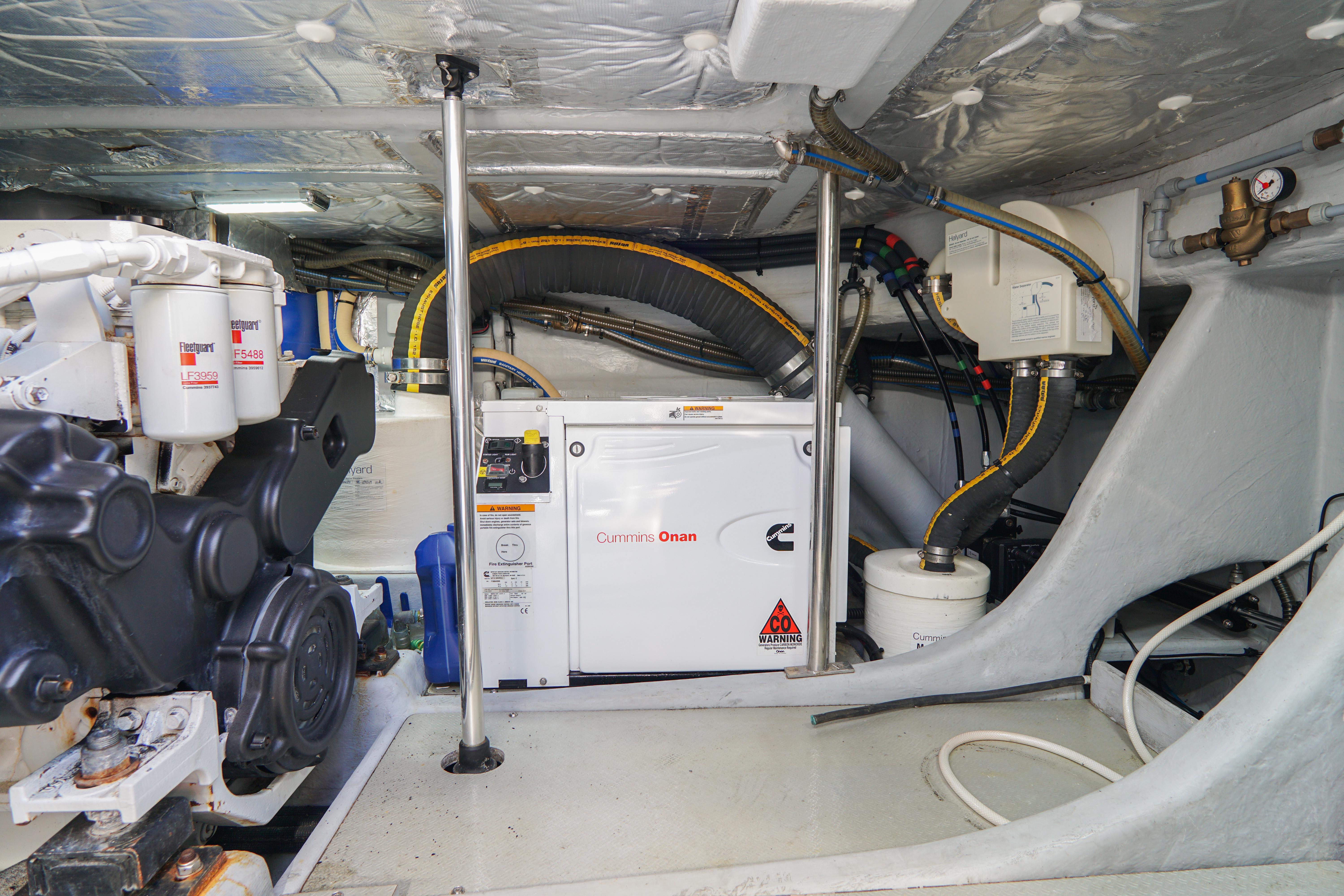 Sasga Yachts Menorquin 42 Flybridge - Cuatro Alpha - Engine Room
