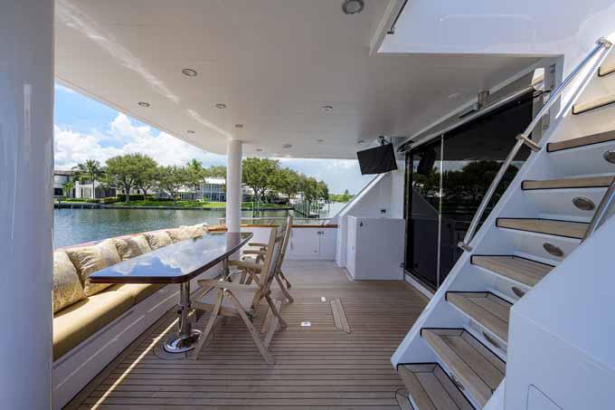 Next Chapter Yacht Photos Pics Easy Stairs to Boat Deck