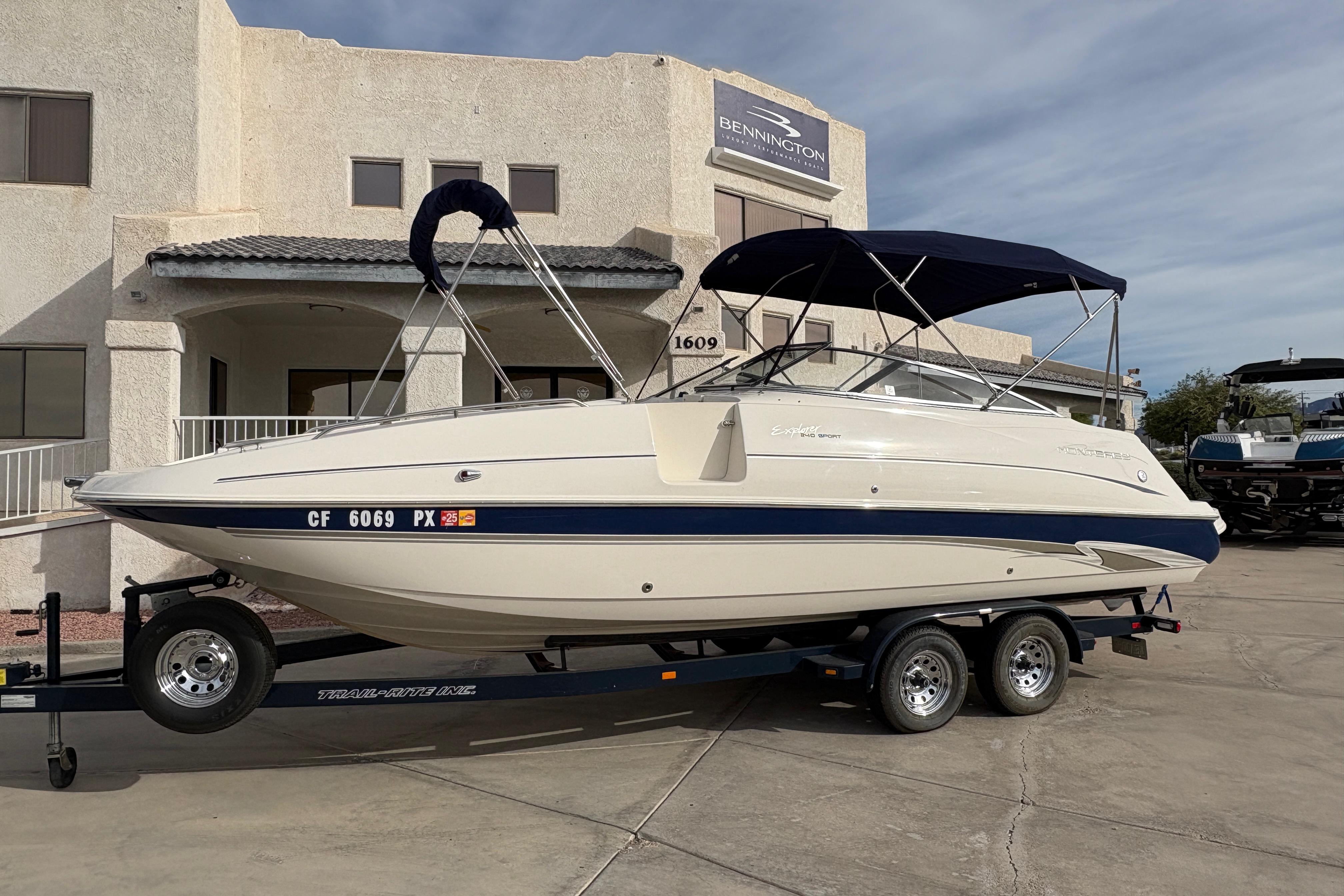 2002 Monterey 240 Explorer Sport #TBRW0406 inventory image at Sun Country Marine Group, Lake Havasu City, AZ