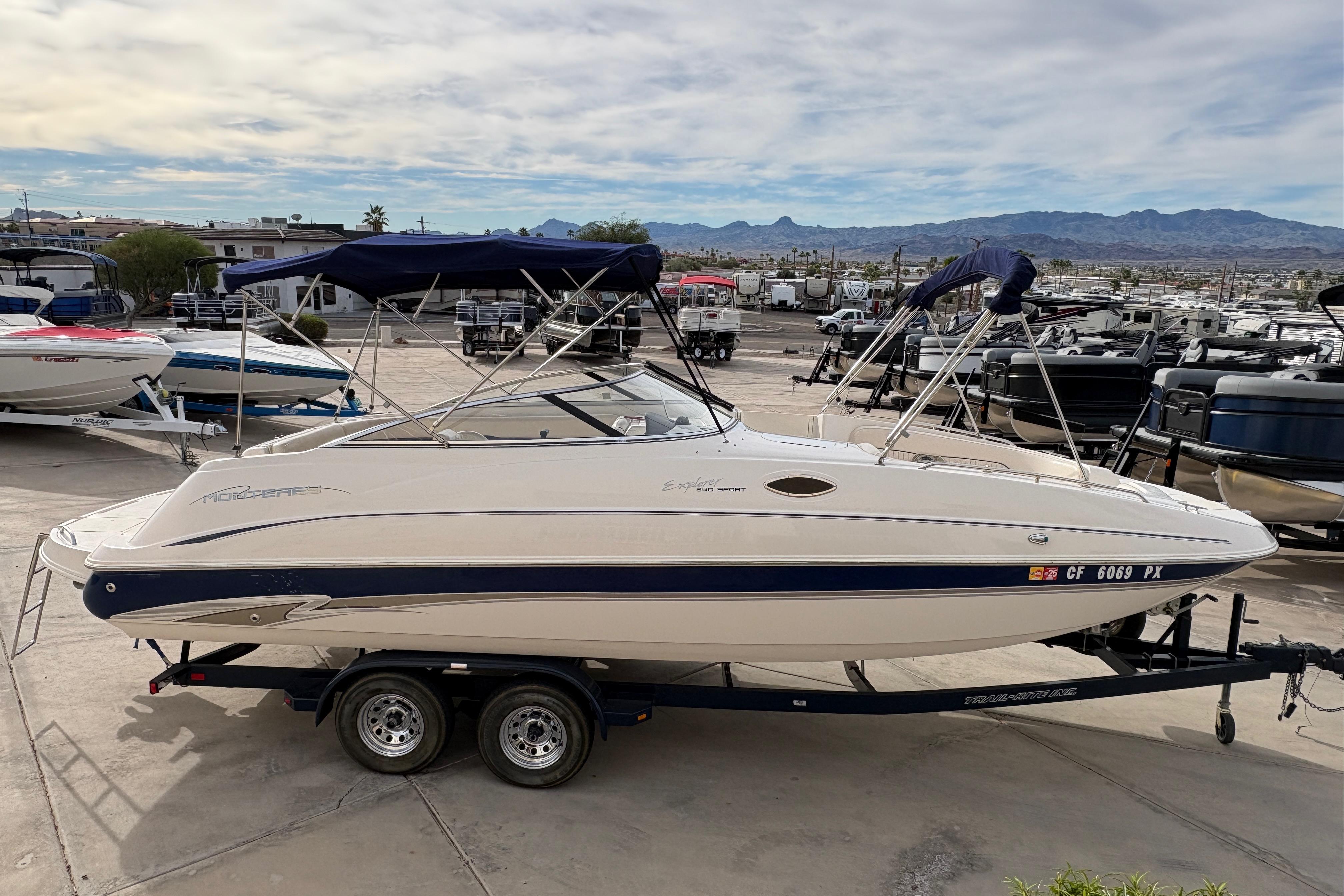 2002 Monterey 240 Explorer Sport #TBRW0406 inventory image at Sun Country Marine Group, Lake Havasu City, AZ
