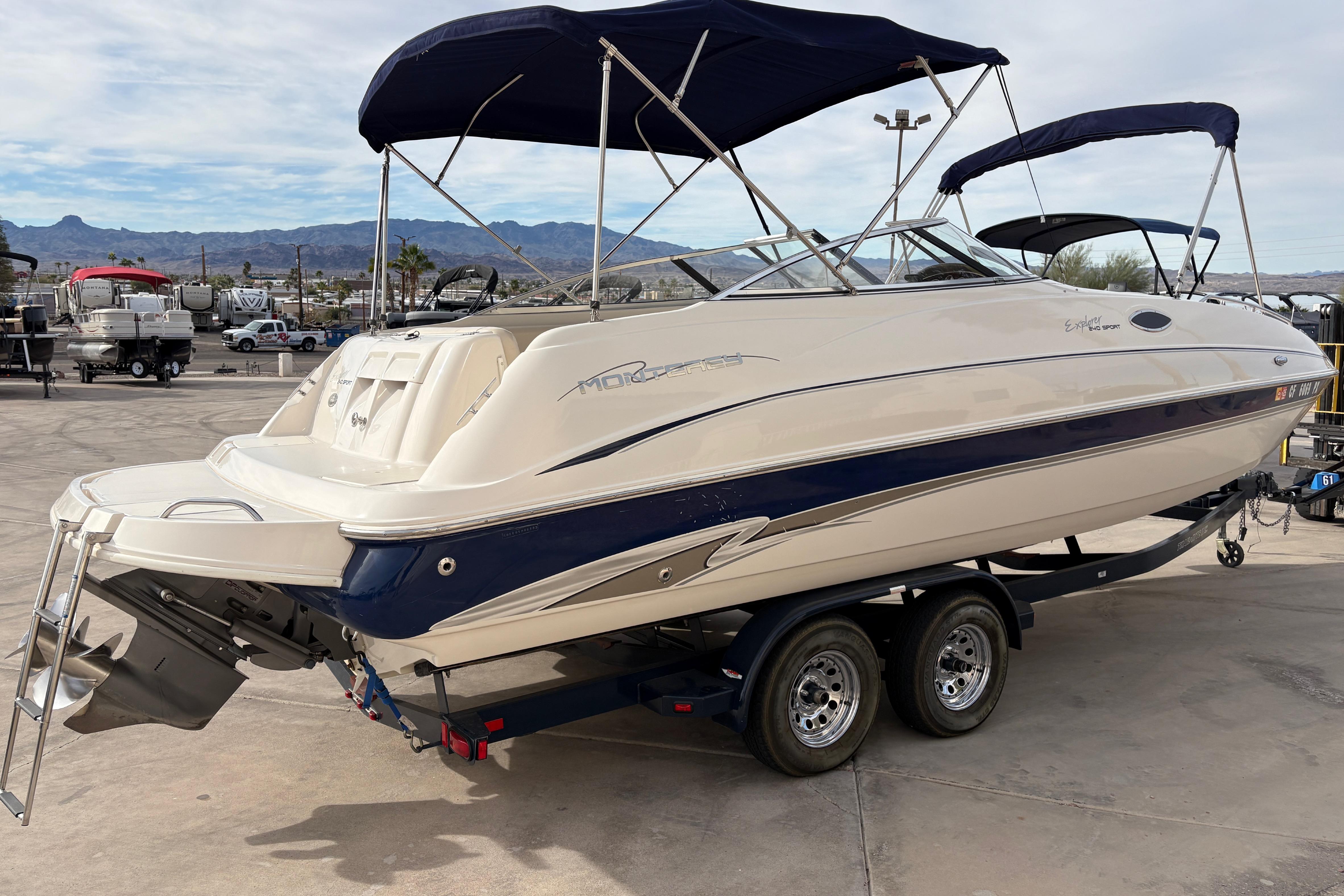 2002 Monterey 240 Explorer Sport #TBRW0406 inventory image at Sun Country Marine Group, Lake Havasu City, AZ