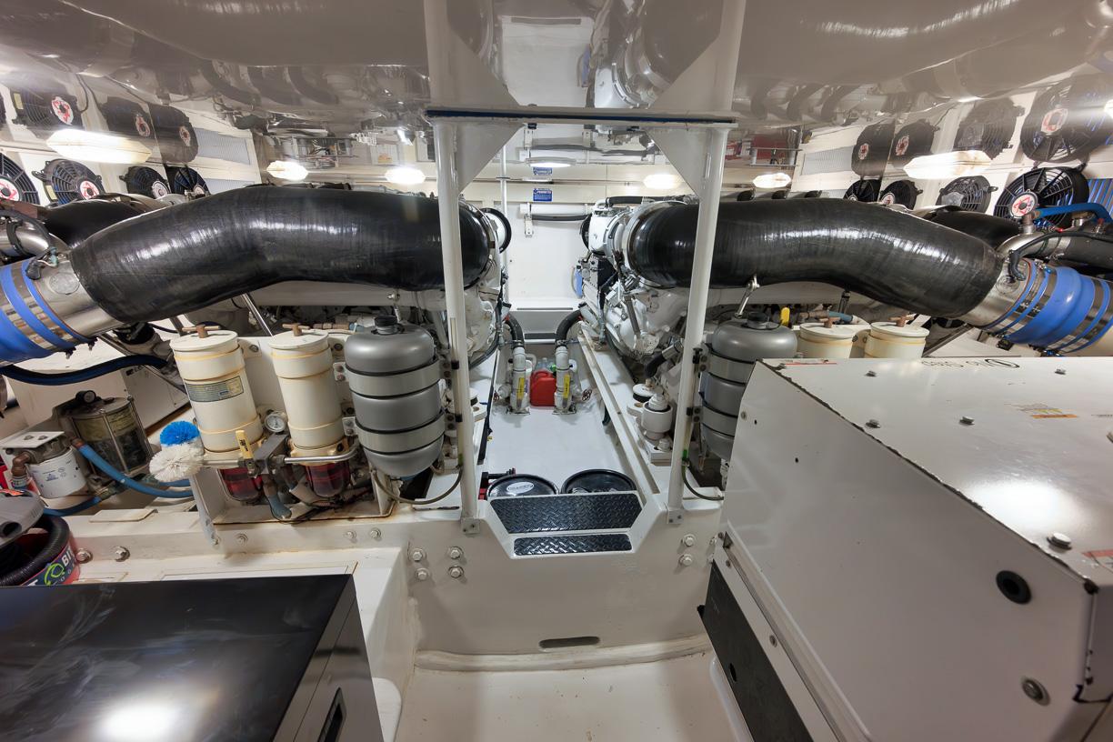 Viking 56 Pier Pressure - Engine Room