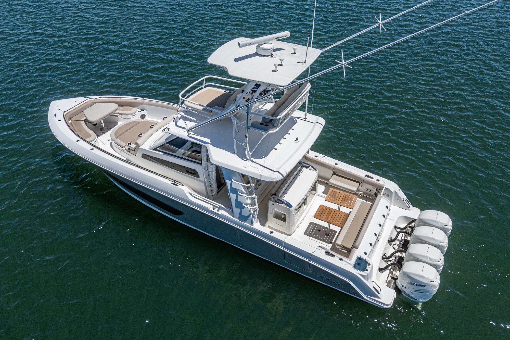 2017 Boston Whaler 420 Outrage #TBBJE022 inventory image at Sun Country Marine Group, San Diego Harbor Island