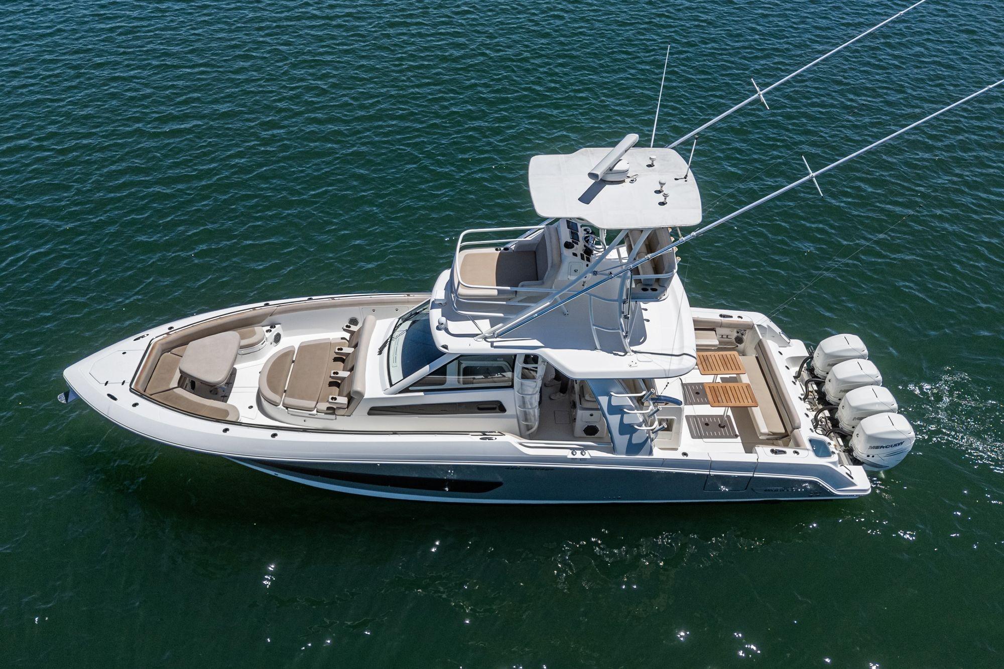 2017 Boston Whaler 420 Outrage #TBBJE022 inventory image at Sun Country Marine Group, San Diego Harbor Island
