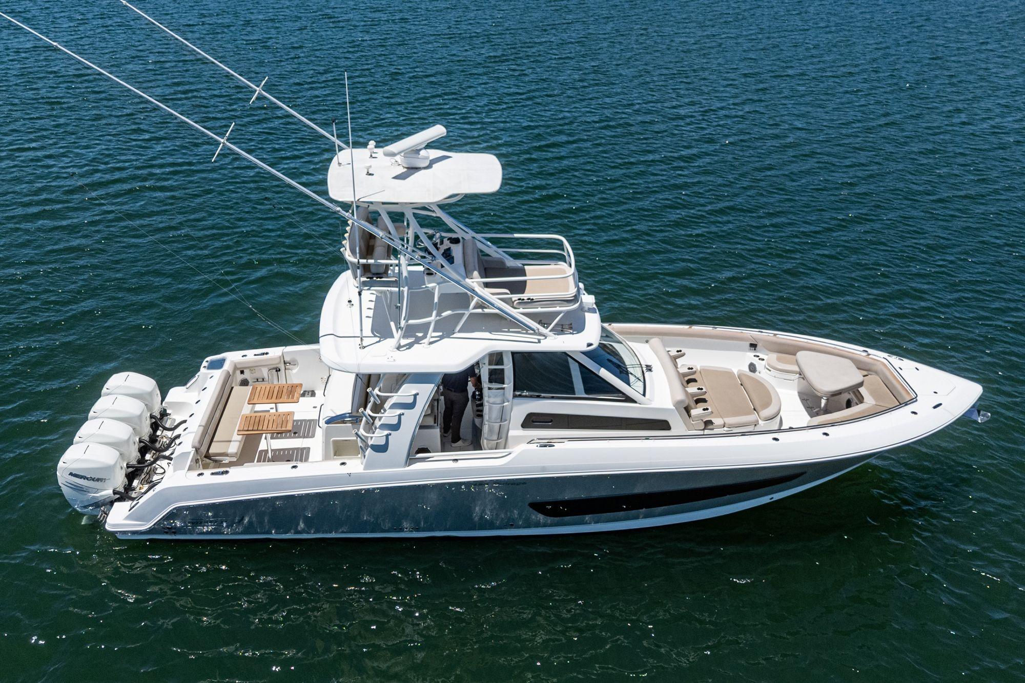 2017 Boston Whaler 420 Outrage #TBBJE022 inventory image at Sun Country Marine Group, San Diego Harbor Island