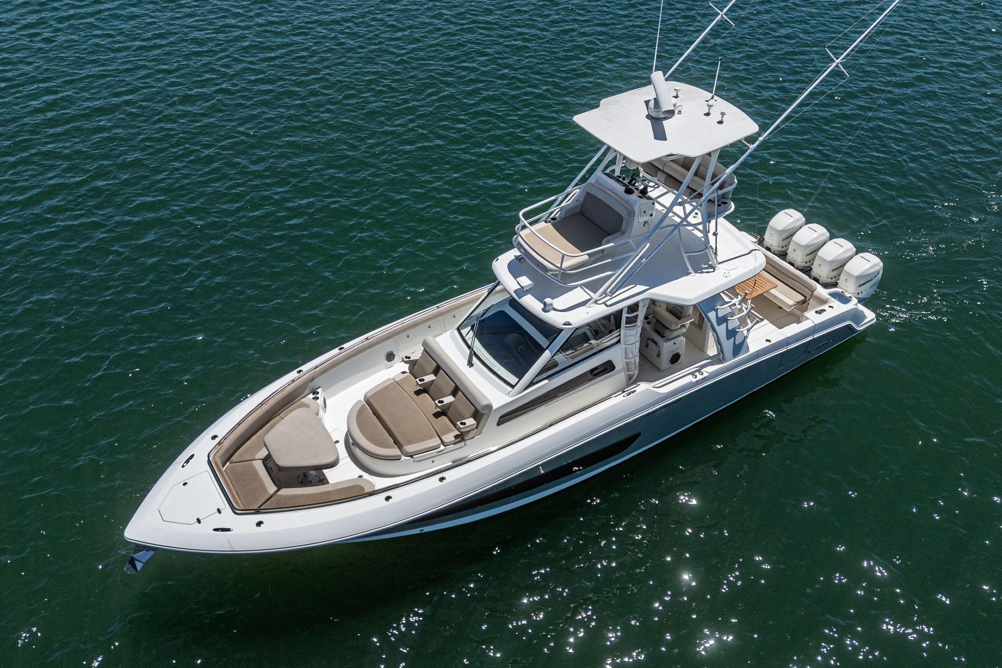 2017 Boston Whaler 420 Outrage #TBBJE022 inventory image at Sun Country Marine Group, San Diego Harbor Island