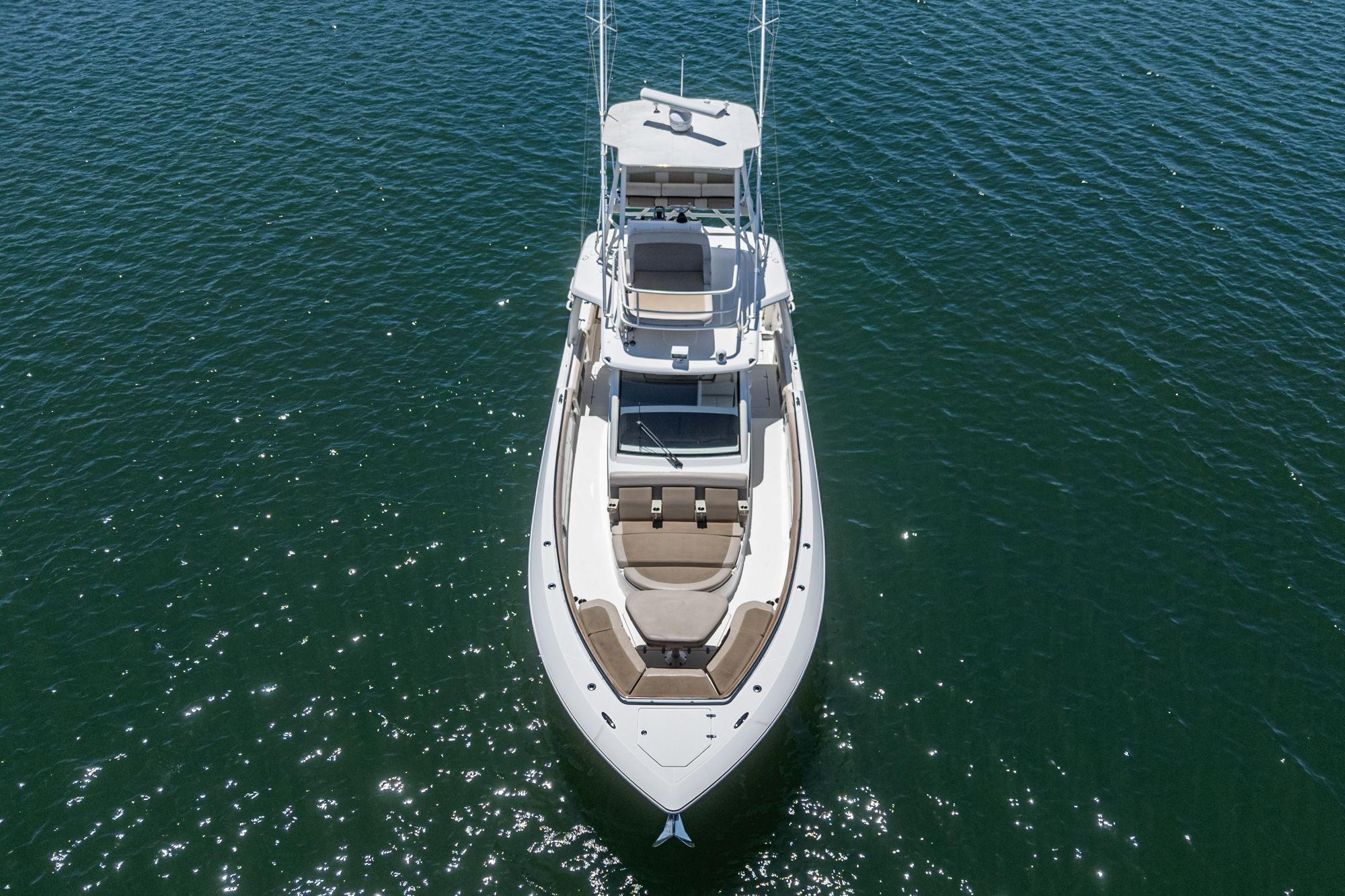 2017 Boston Whaler 420 Outrage #TBBJE022 inventory image at Sun Country Marine Group, San Diego Harbor Island