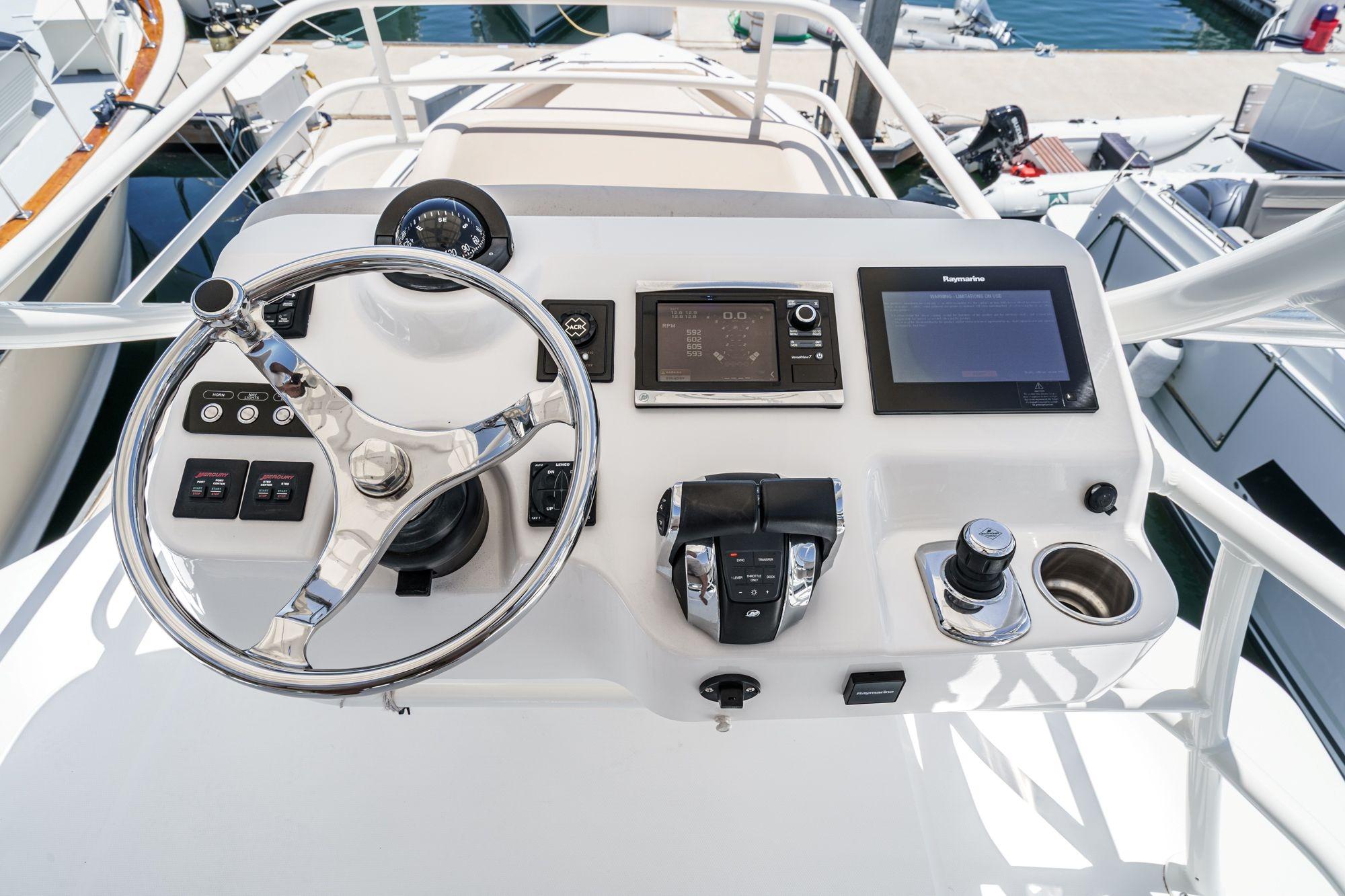 2017 Boston Whaler 420 Outrage #TBBJE022 inventory image at Sun Country Marine Group, San Diego Harbor Island