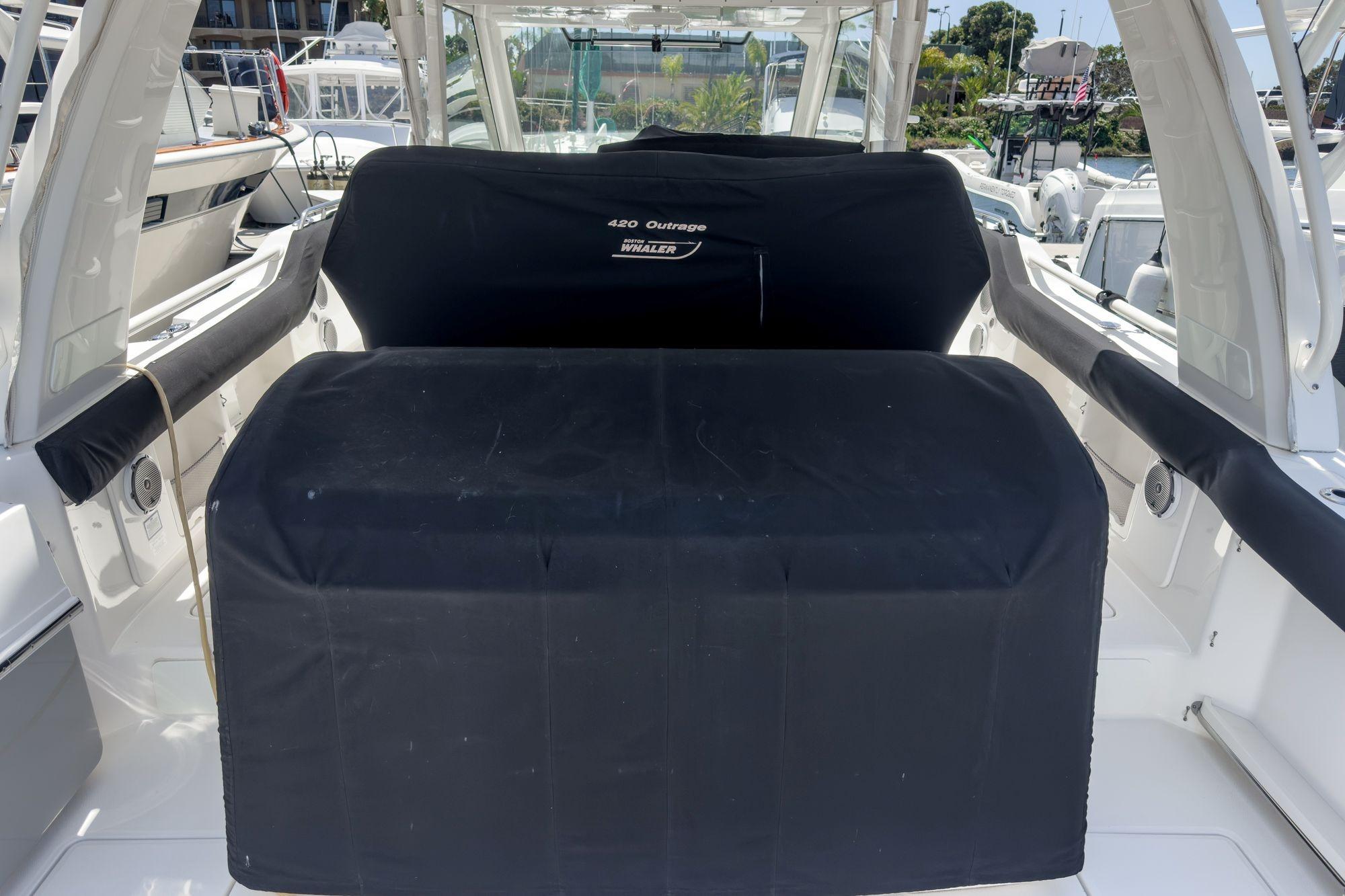 2017 Boston Whaler 420 Outrage #TBBJE022 inventory image at Sun Country Marine Group, San Diego Harbor Island