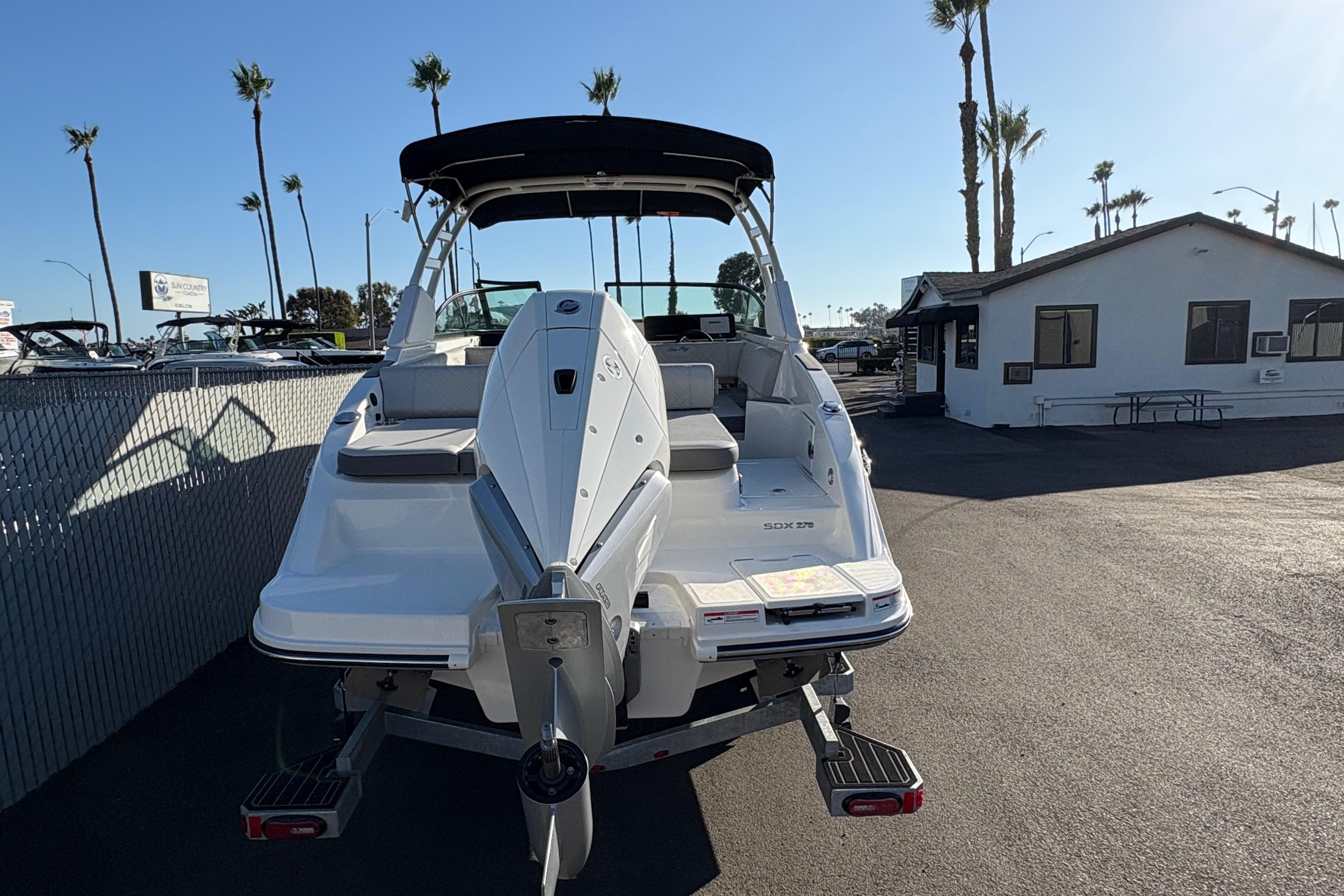 2026 Sea Ray SDX 270 Outboard #S1297G inventory image at Sun Country Marine Group, Newport Beach