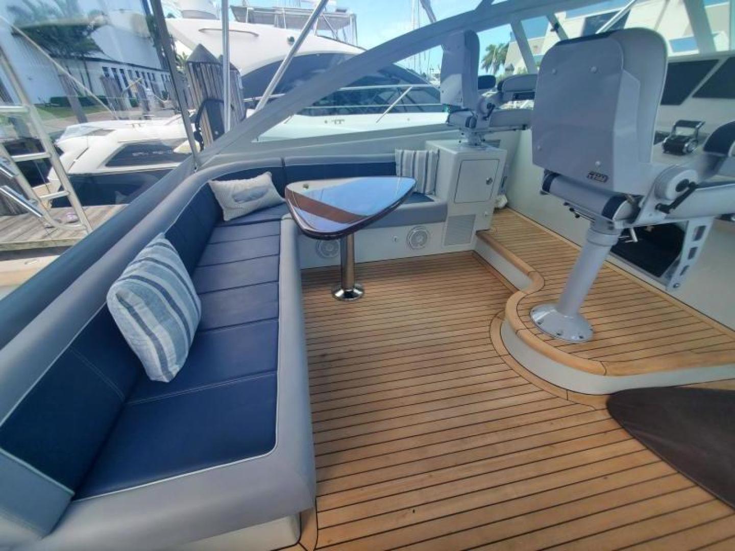 Cabo 52 A Salt Weapon - Helm Seating/ Helm deck table