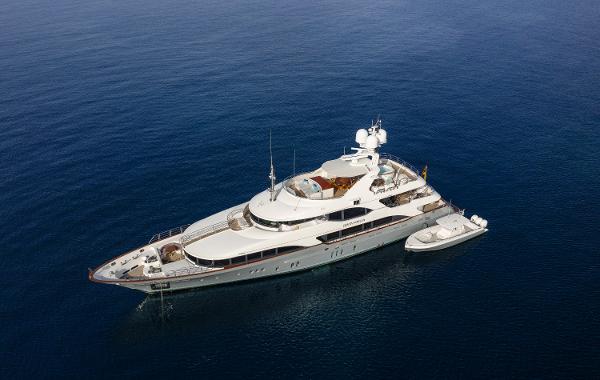 Benetti 143 Justa Delia - Arial View