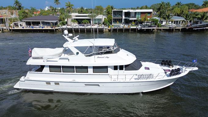 DIAMOND DAYS, 74' Hatteras 1998