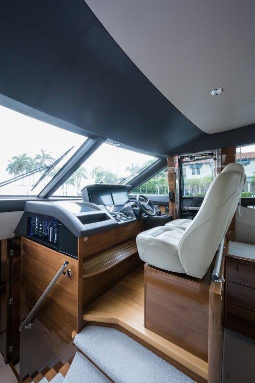 Princess 68 Recovery - Lower Helm, Helm Chair and Electronics