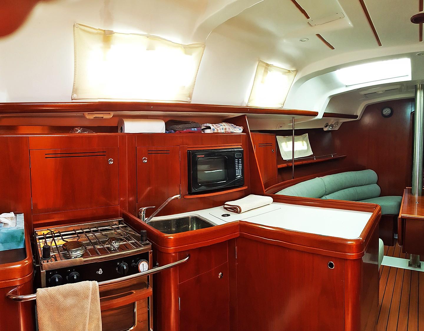 Galley from Companionway