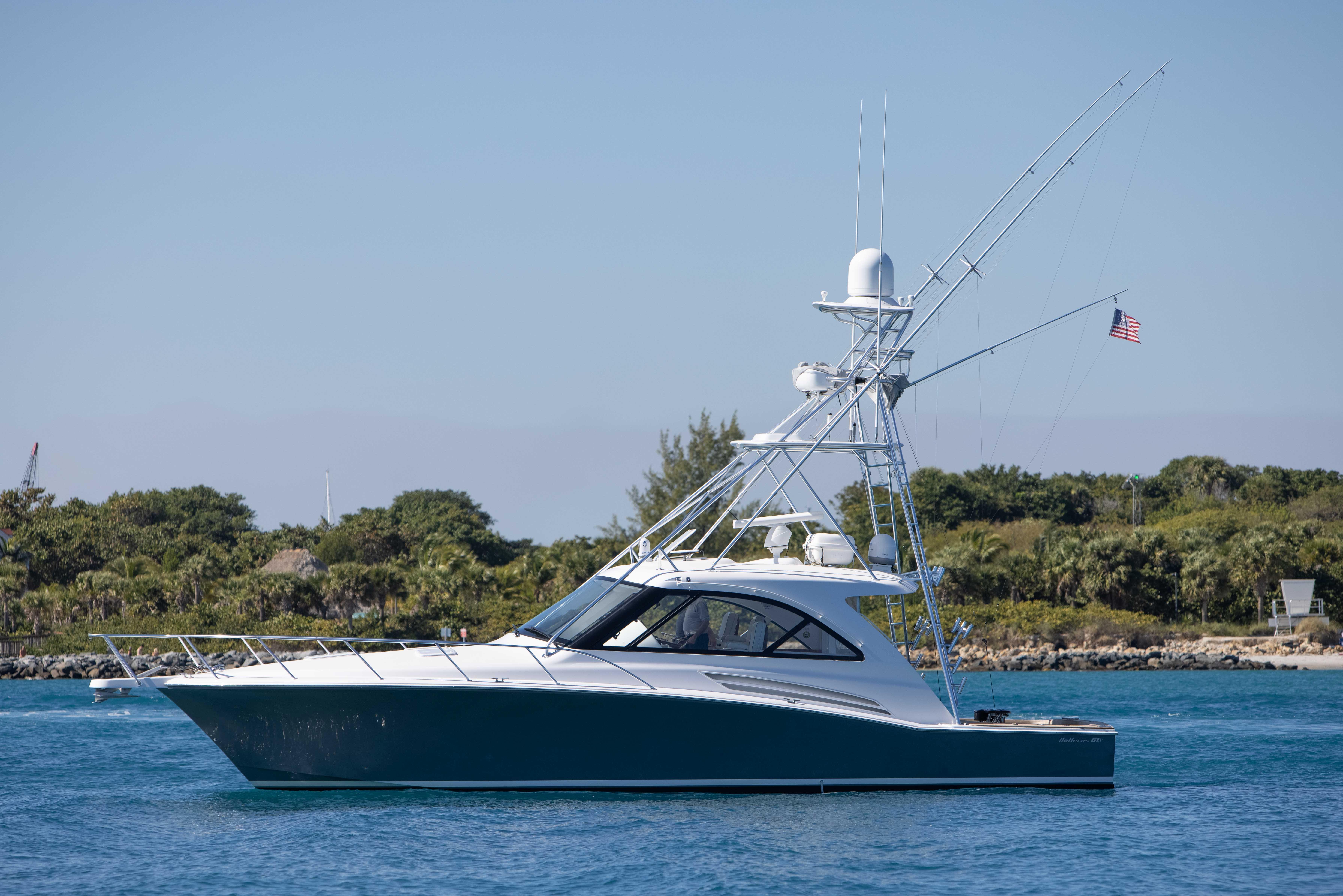 Hatteras 45 Catch N Reese - Exterior Profile