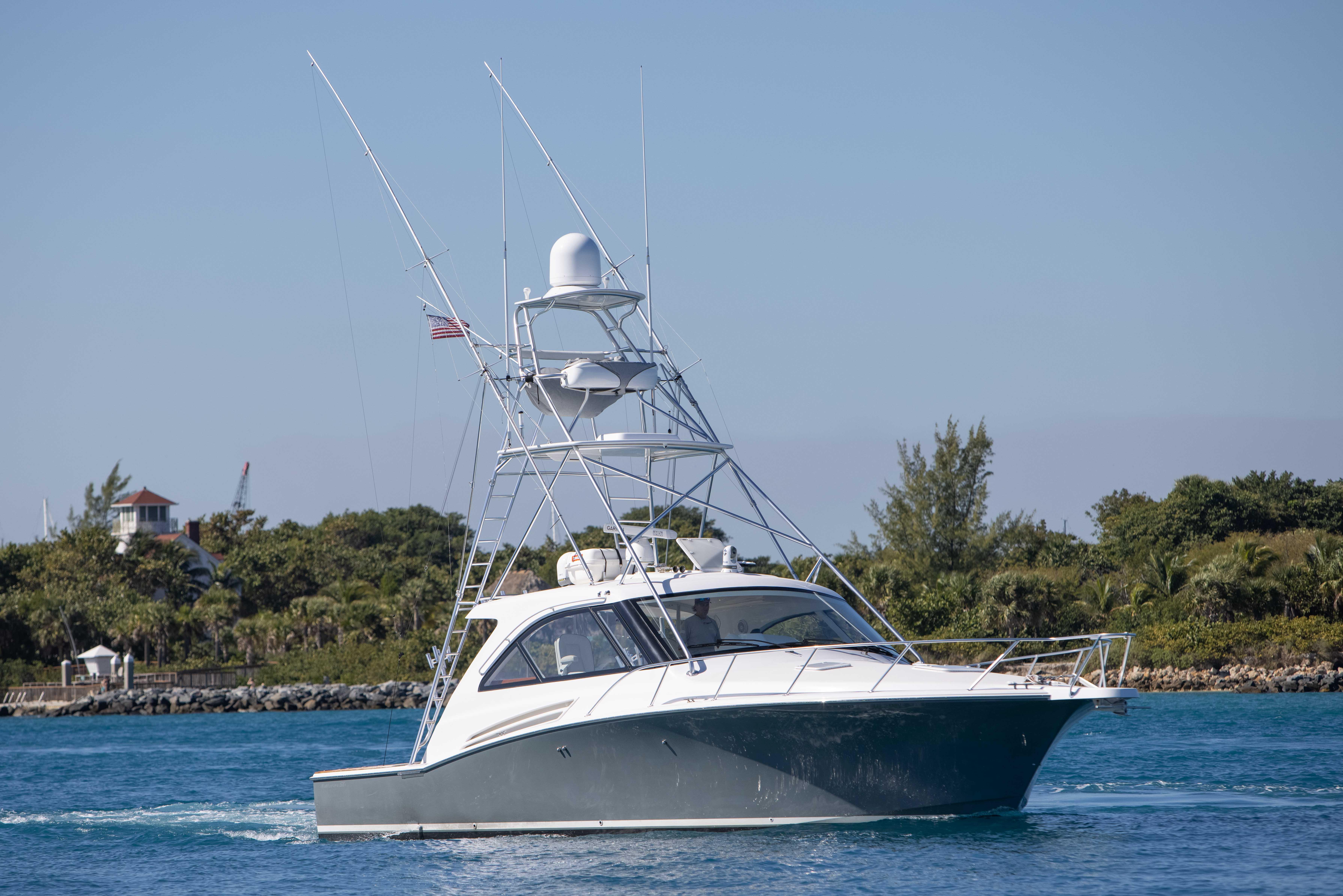 Hatteras 45 Catch N Reese - Exterior Profile