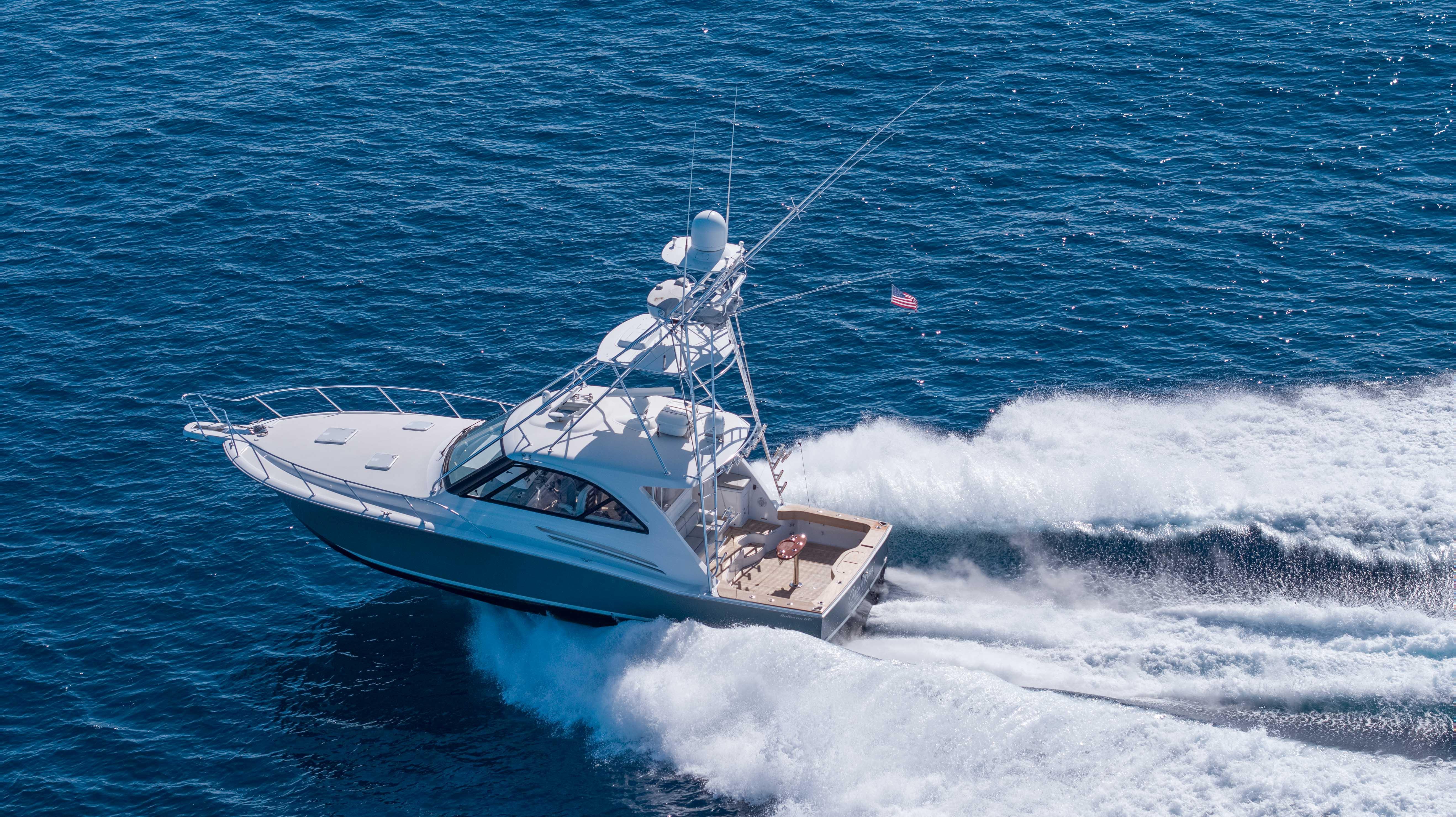 Hatteras 45 Catch N Reese - Exterior Profile