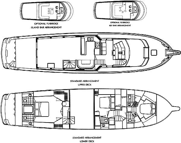 Manufacturer Provided Image: 75-deck plan 1,2/level 1